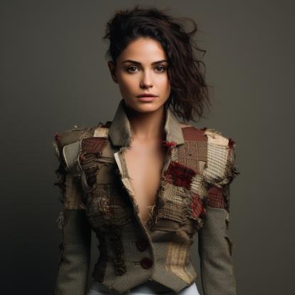 Buy Women Vintage Tweed Jacket