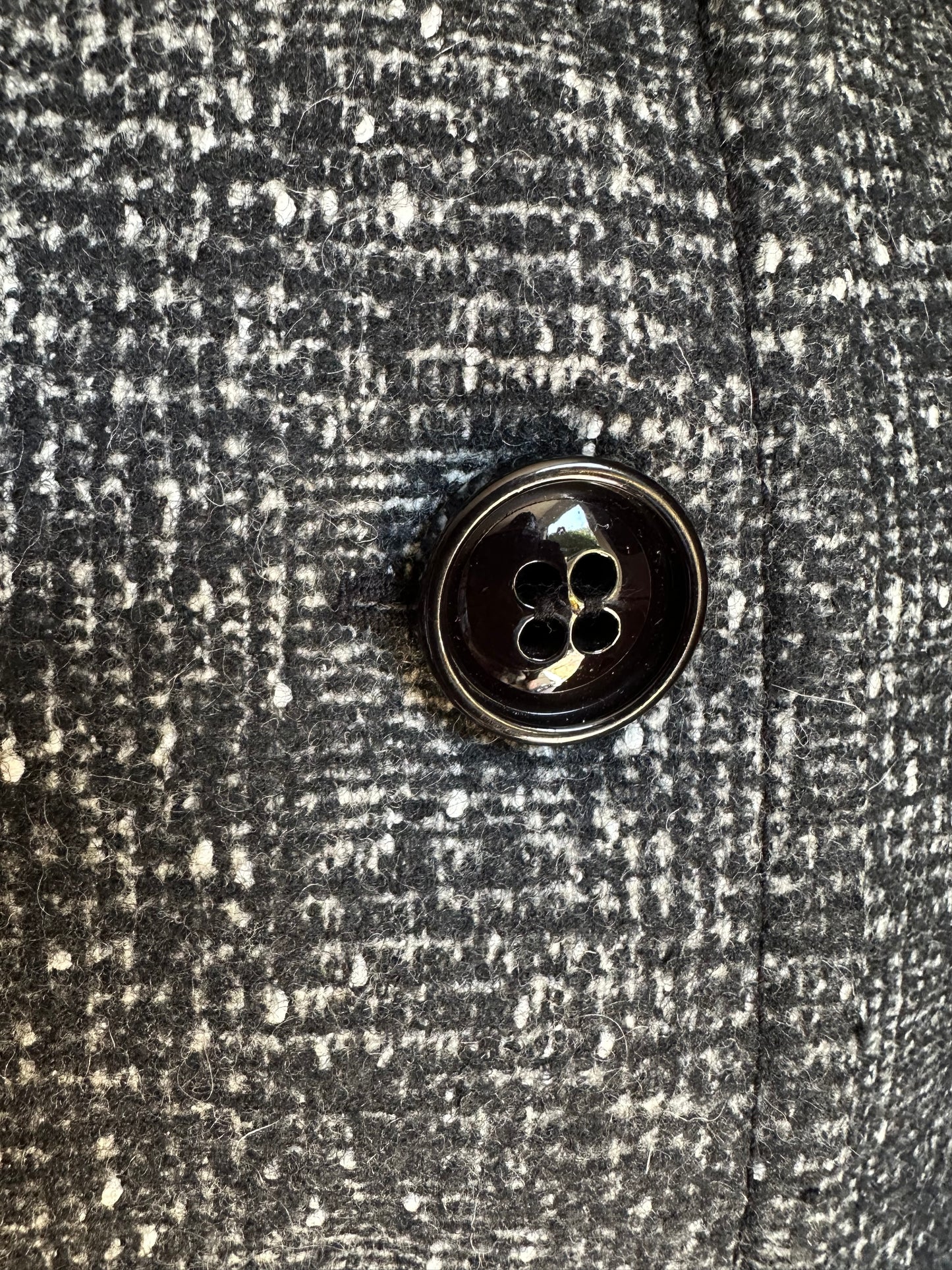Women Moschino Black Grey Coat UK 10