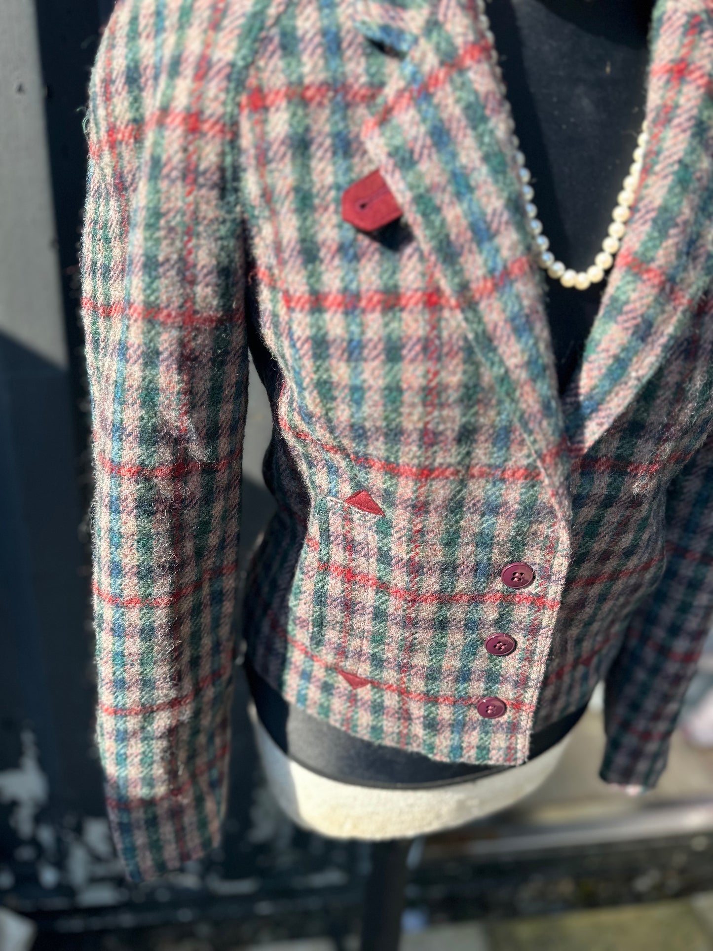 Paul castello Tweed Jacket Skirt set UK Size 6/8