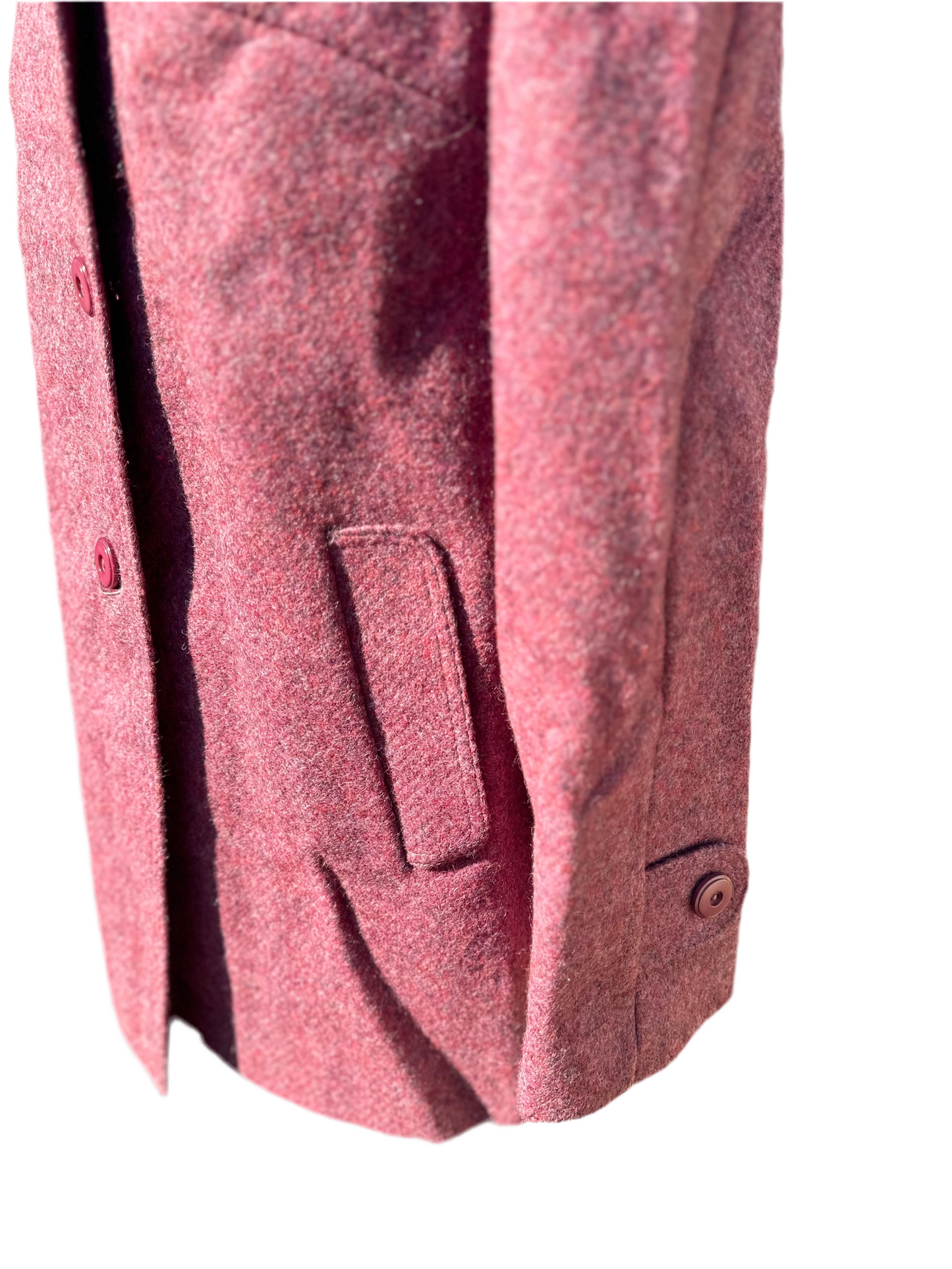 Vintage coat 100% wool UK size 10