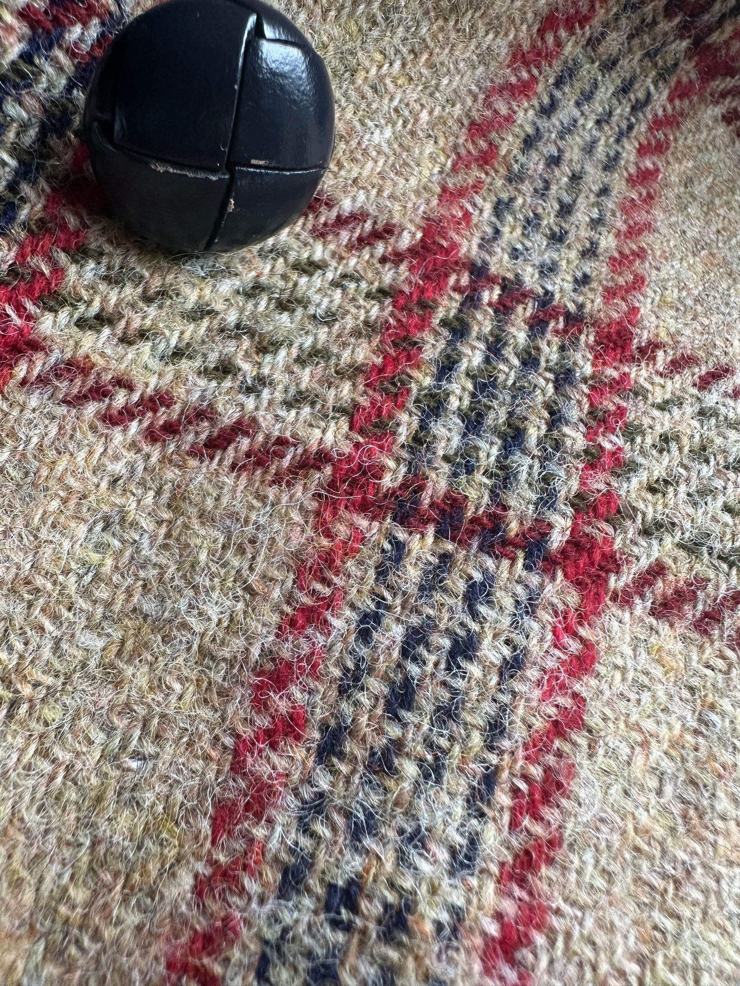 Women’s Austin Reed camel Tweed Check Jacket UK Size 12