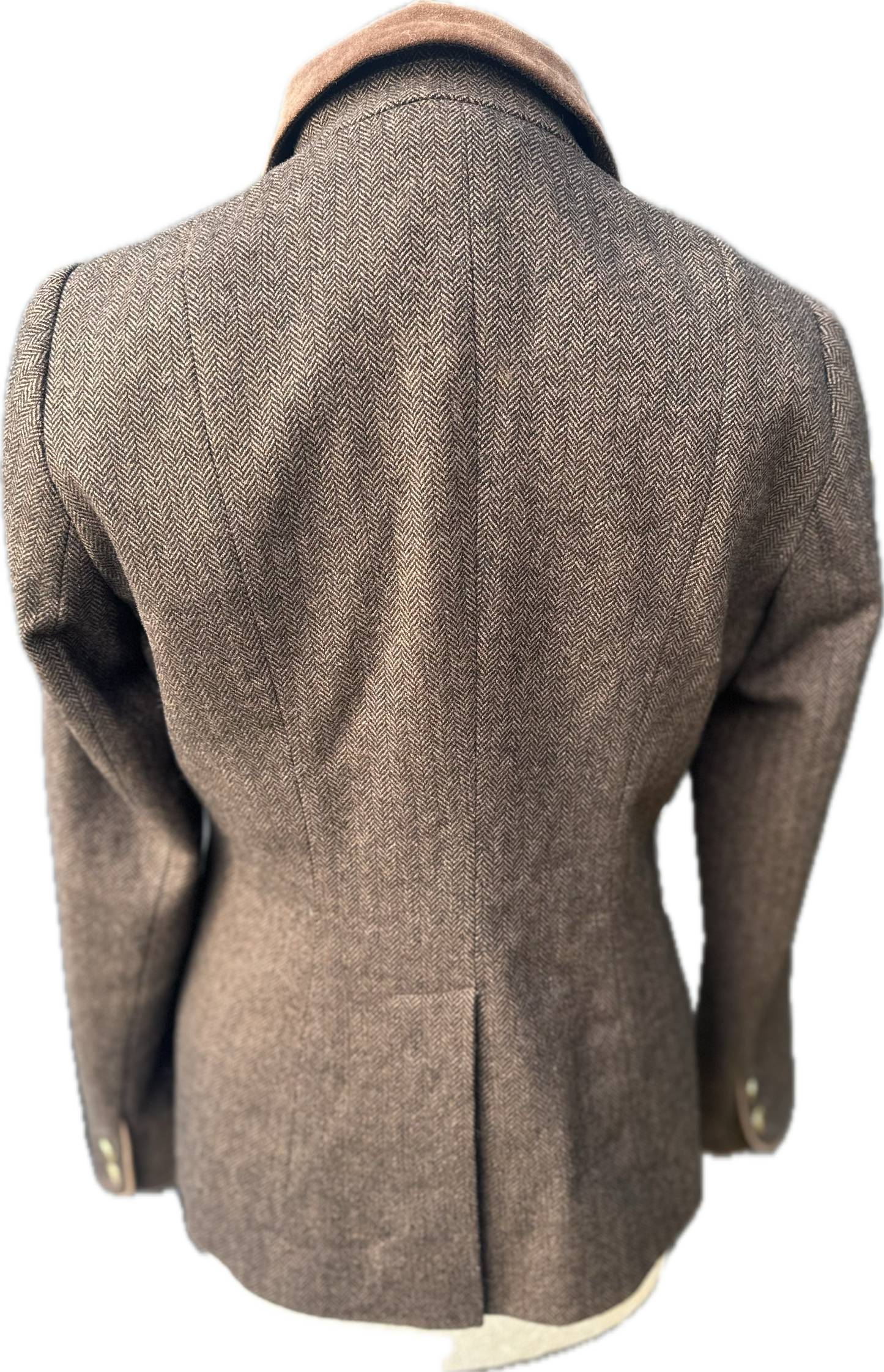 Women’s Joules Brown Wool Tweed Jacket UK Size 10