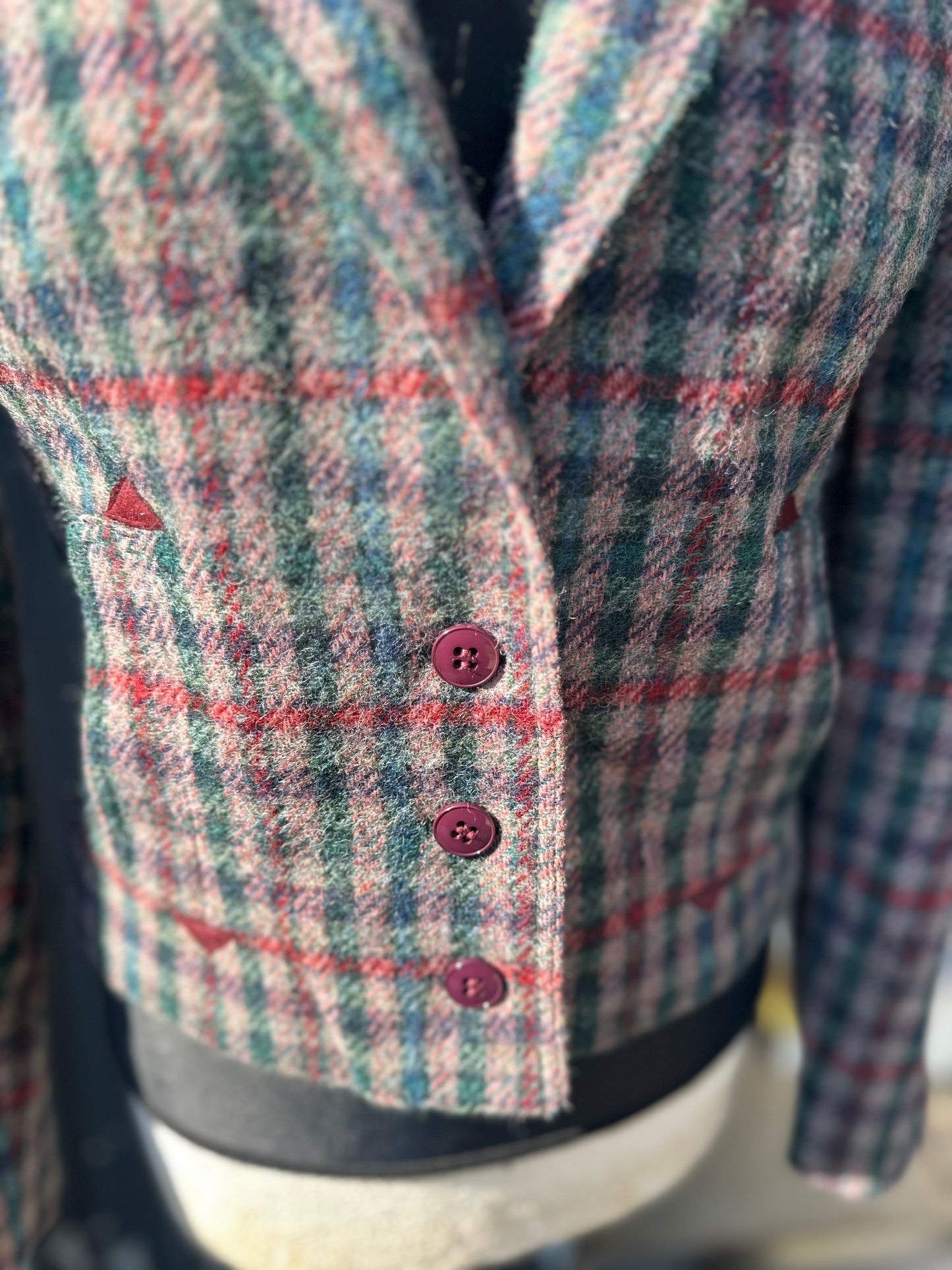 Paul castello Tweed Jacket Skirt set UK Size 6/8