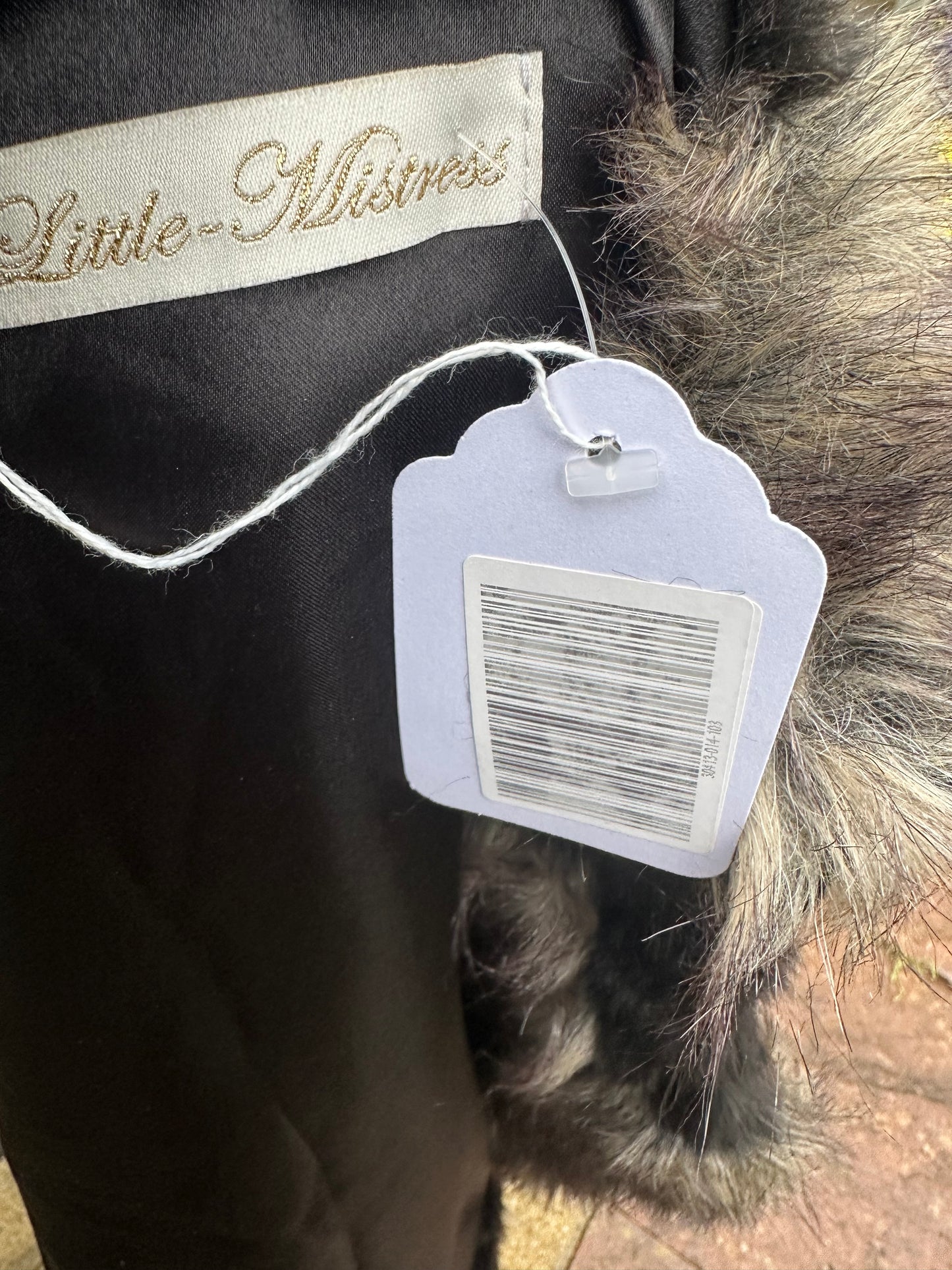 New Little Mistress faux Fur Gillet Size 10