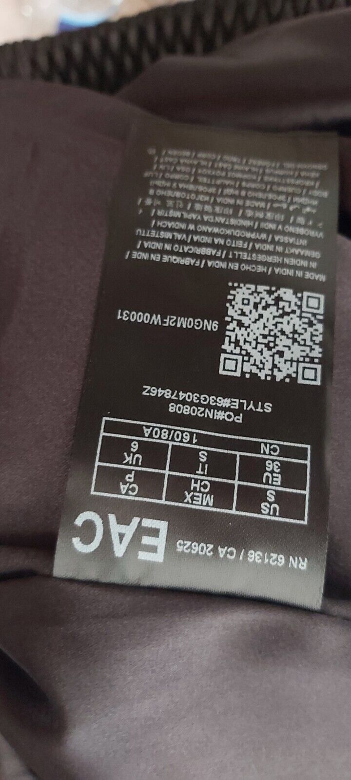 Marciano Los Angeles by Guess soft black leather jacket UK 8