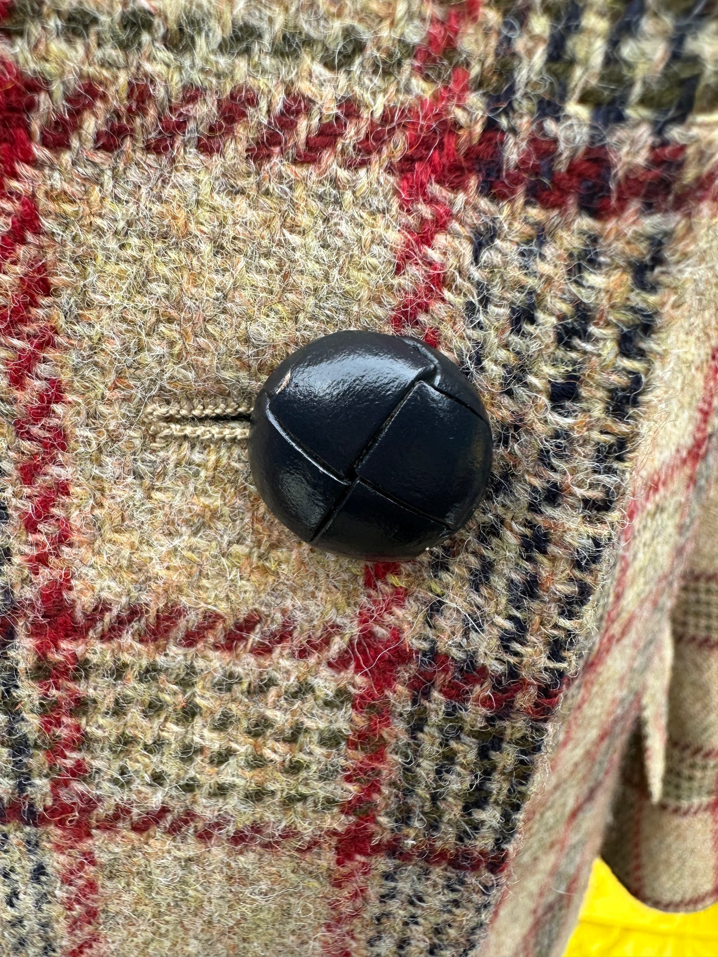 Women’s Austin Reed camel Tweed Check Jacket UK Size 12