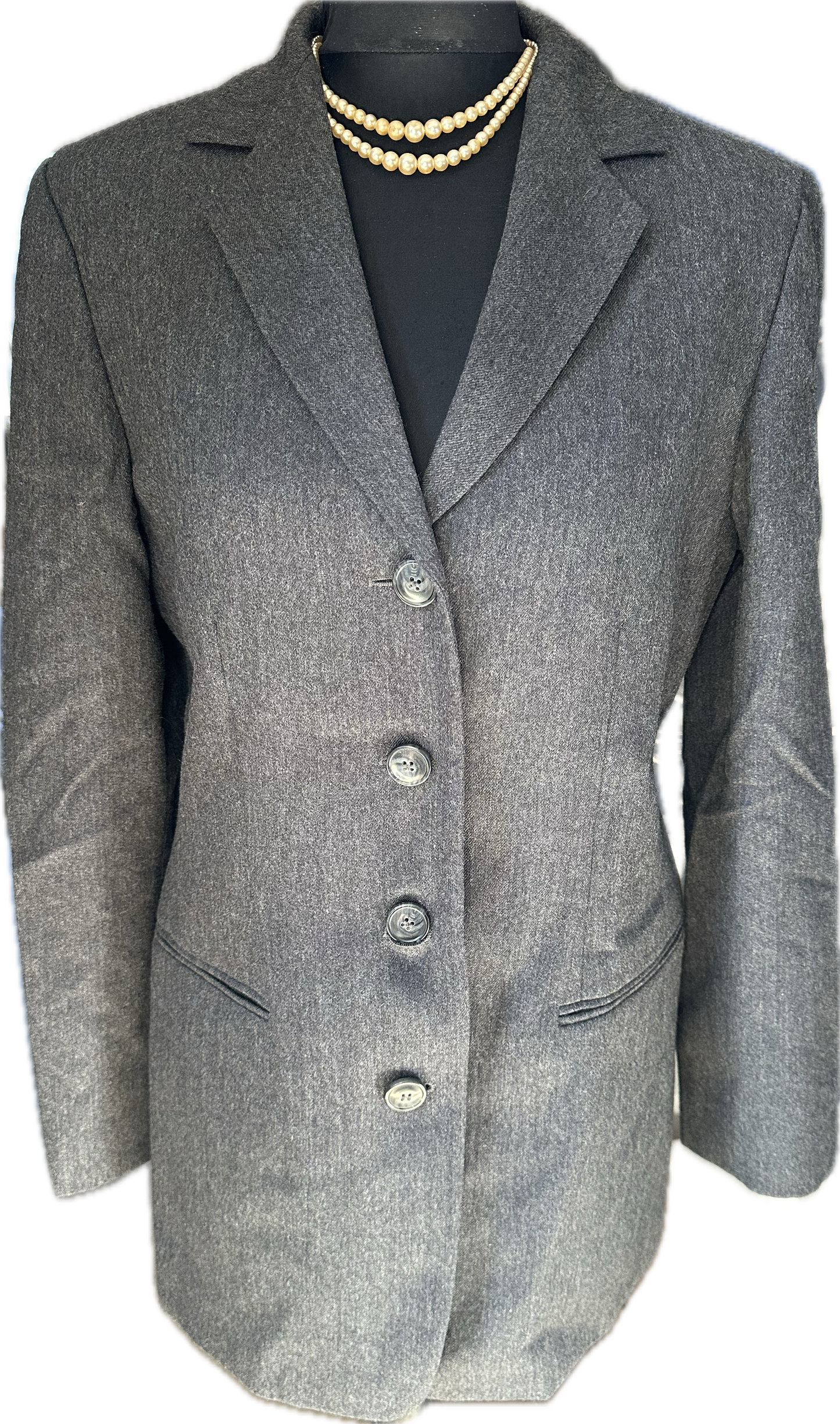 Womens Marella Grey long Jacket UK 10