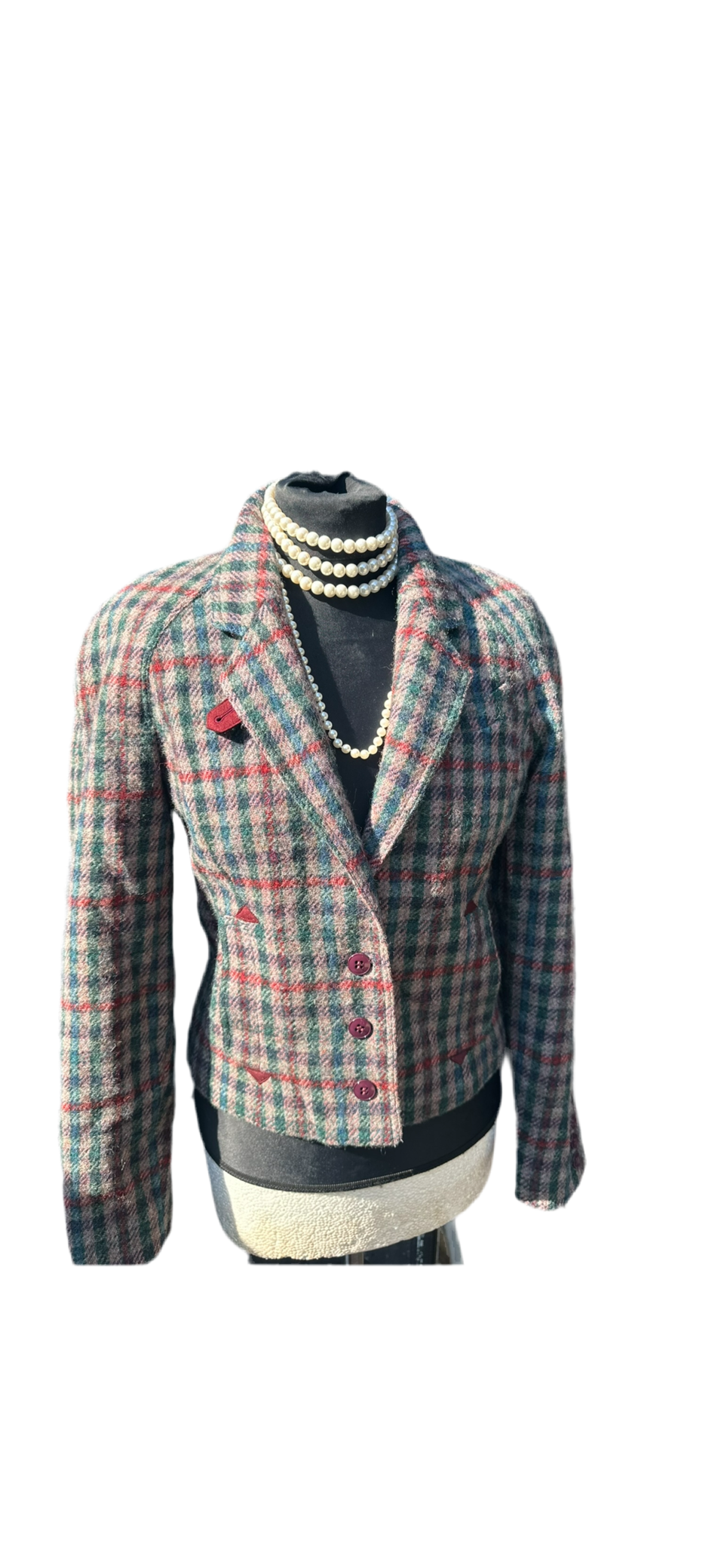 Paul castello Tweed Jacket Skirt set UK Size 6/8