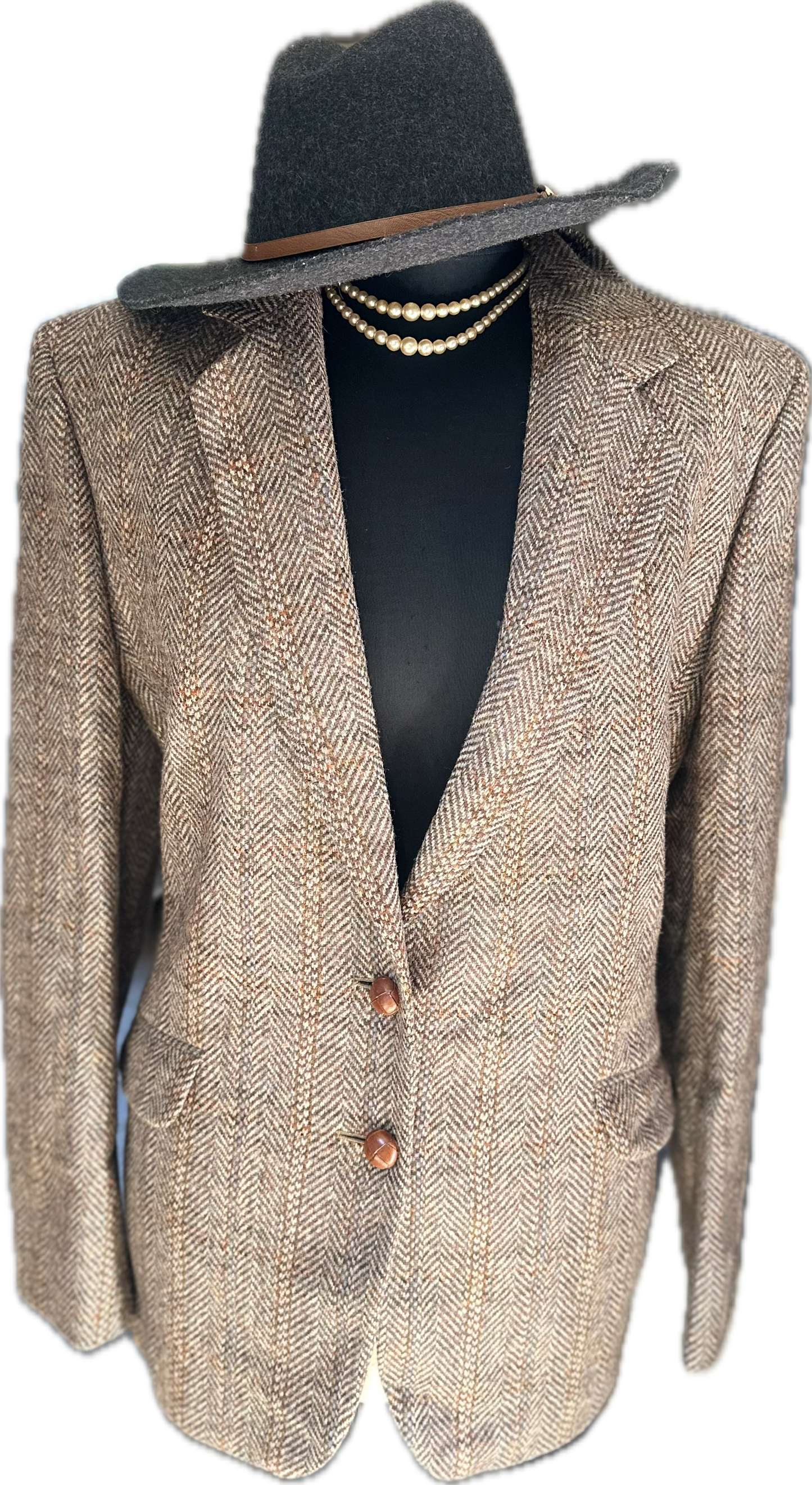 Women Aquascutum Tweed UK Size 12