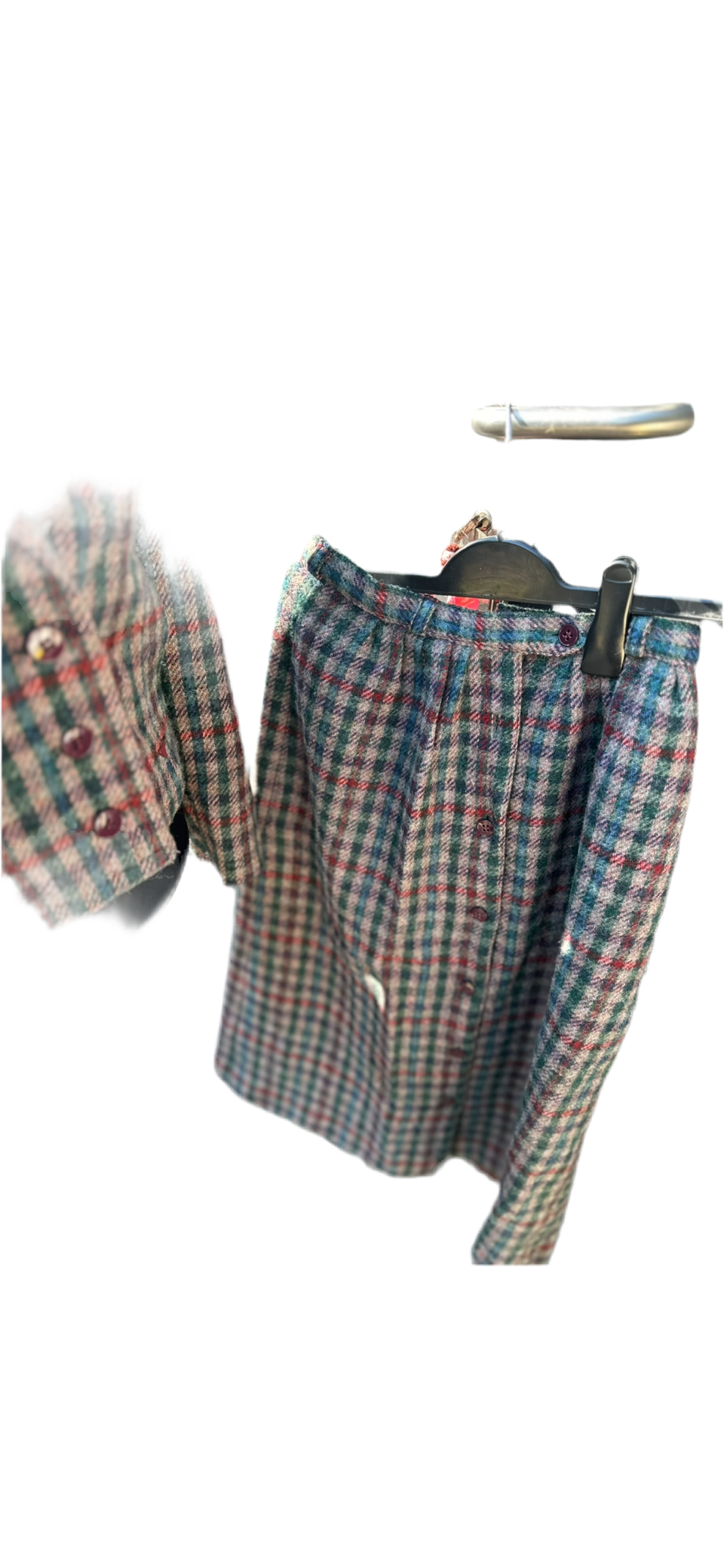 Paul castello Tweed Jacket Skirt set UK Size 6/8