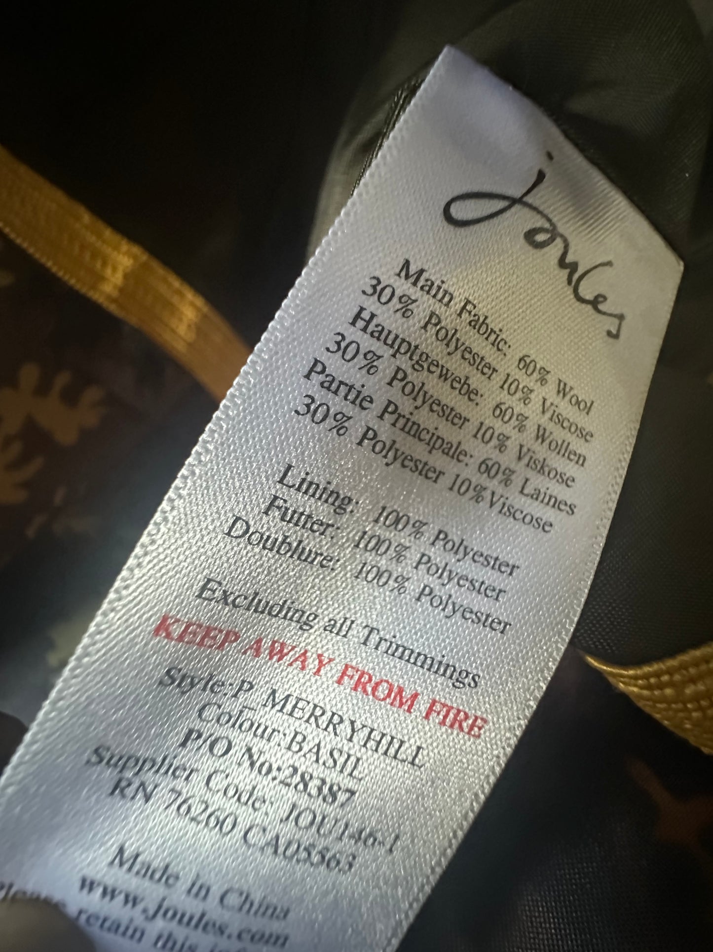 Joules County Tweed Jacket UK size 16