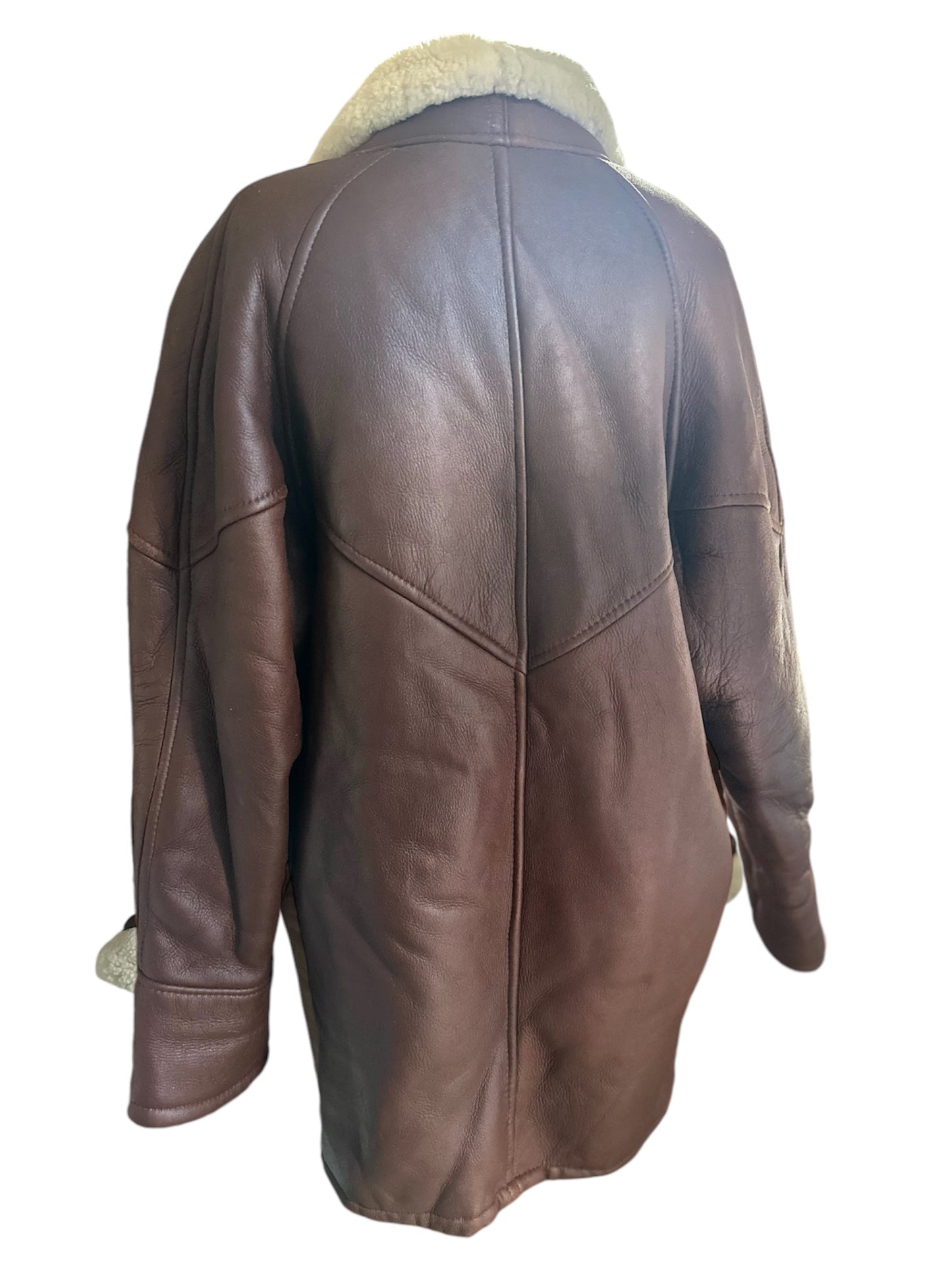 Ladies Leather sheep skin coat sheepskin