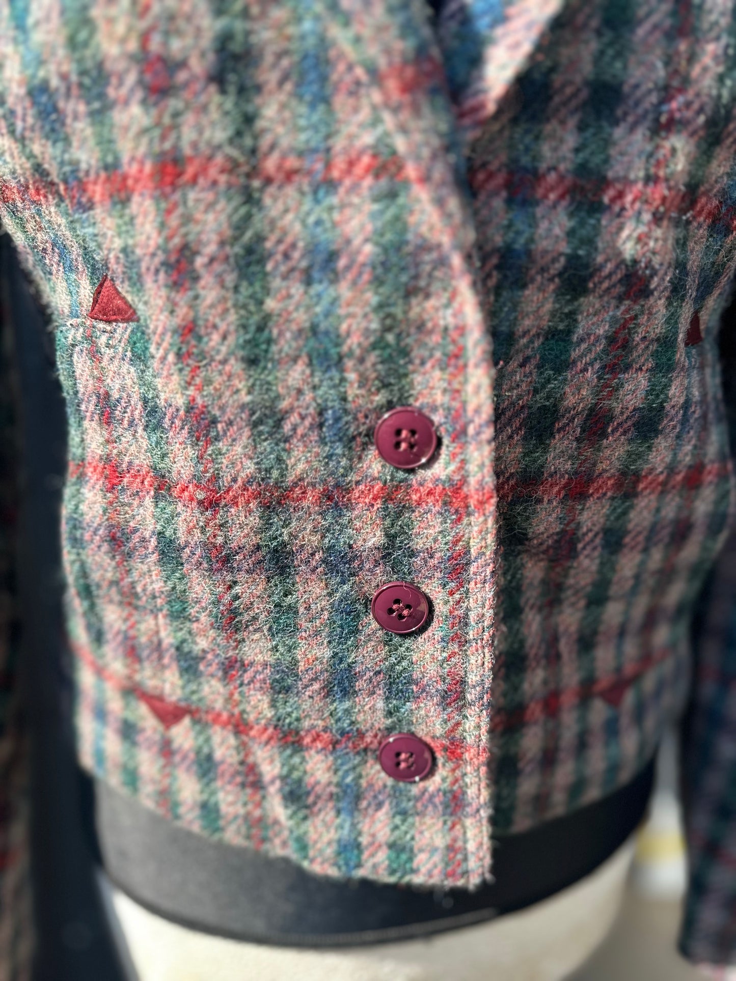 Paul castello Tweed Jacket Skirt set UK Size 6/8