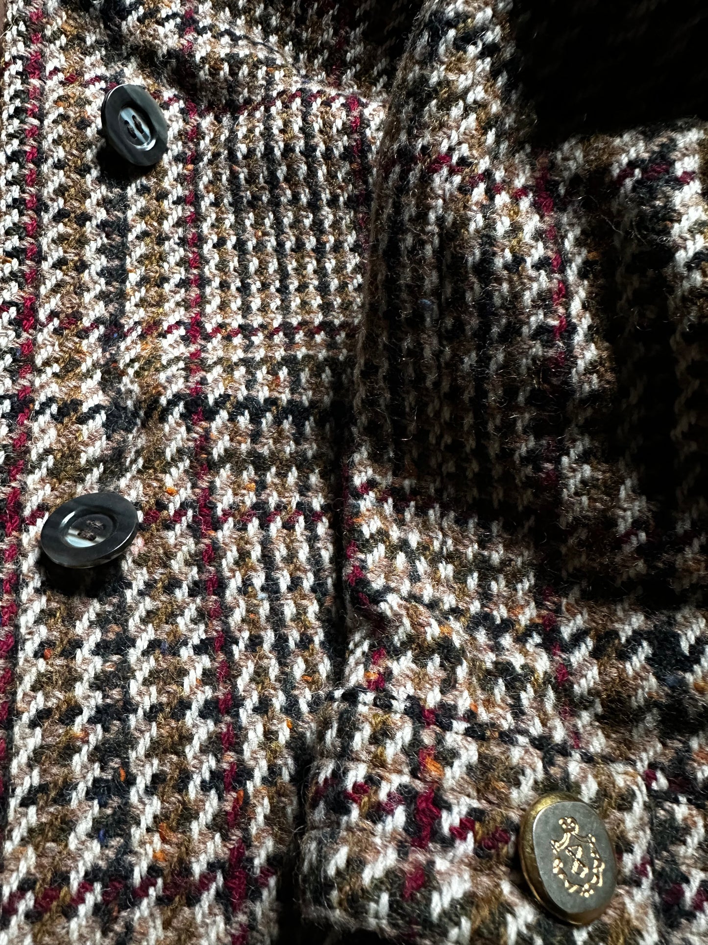 Ladies Aquascutum Long tweed coat with belt UK Size 12