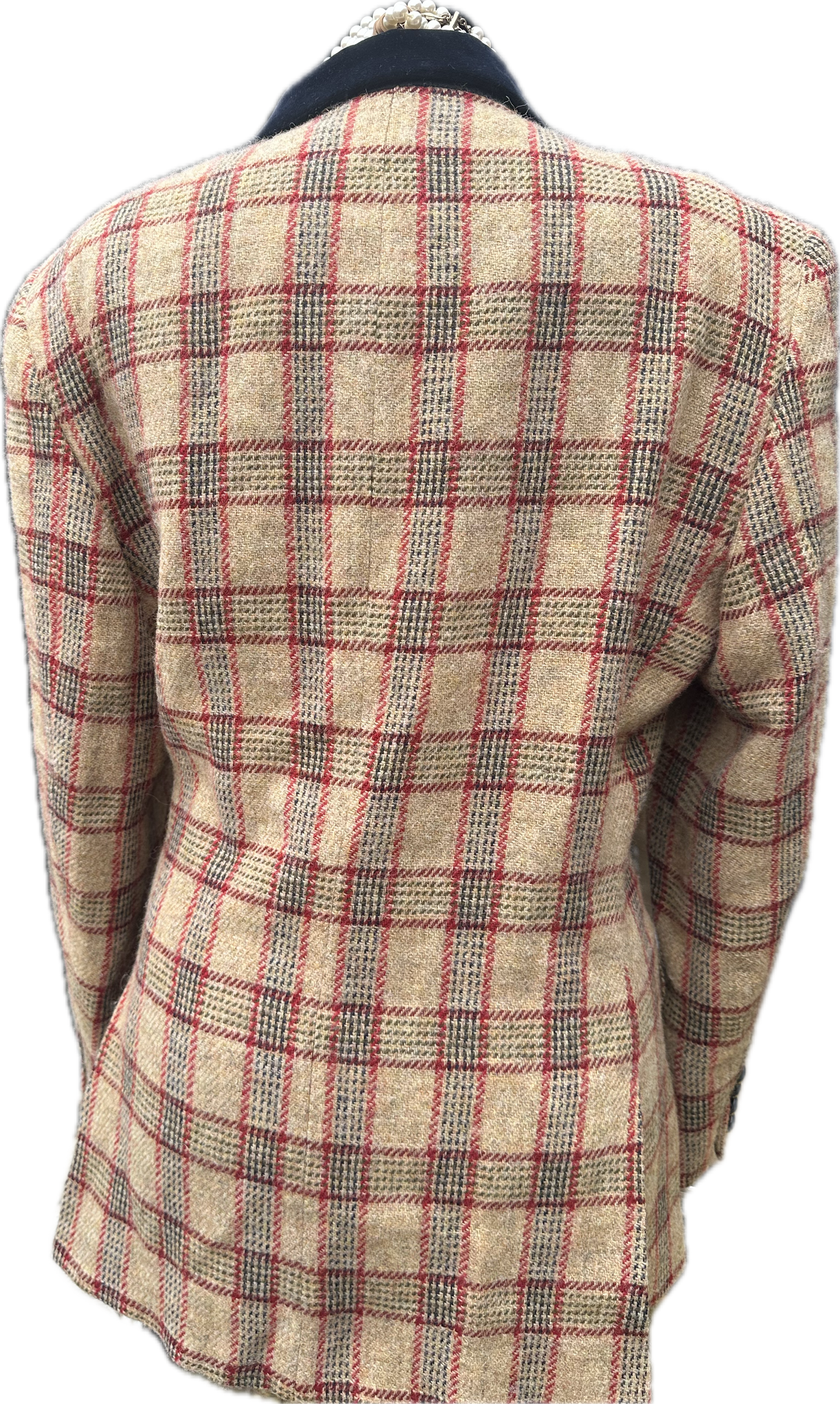 Women’s Austin Reed camel Tweed Check Jacket UK Size 12