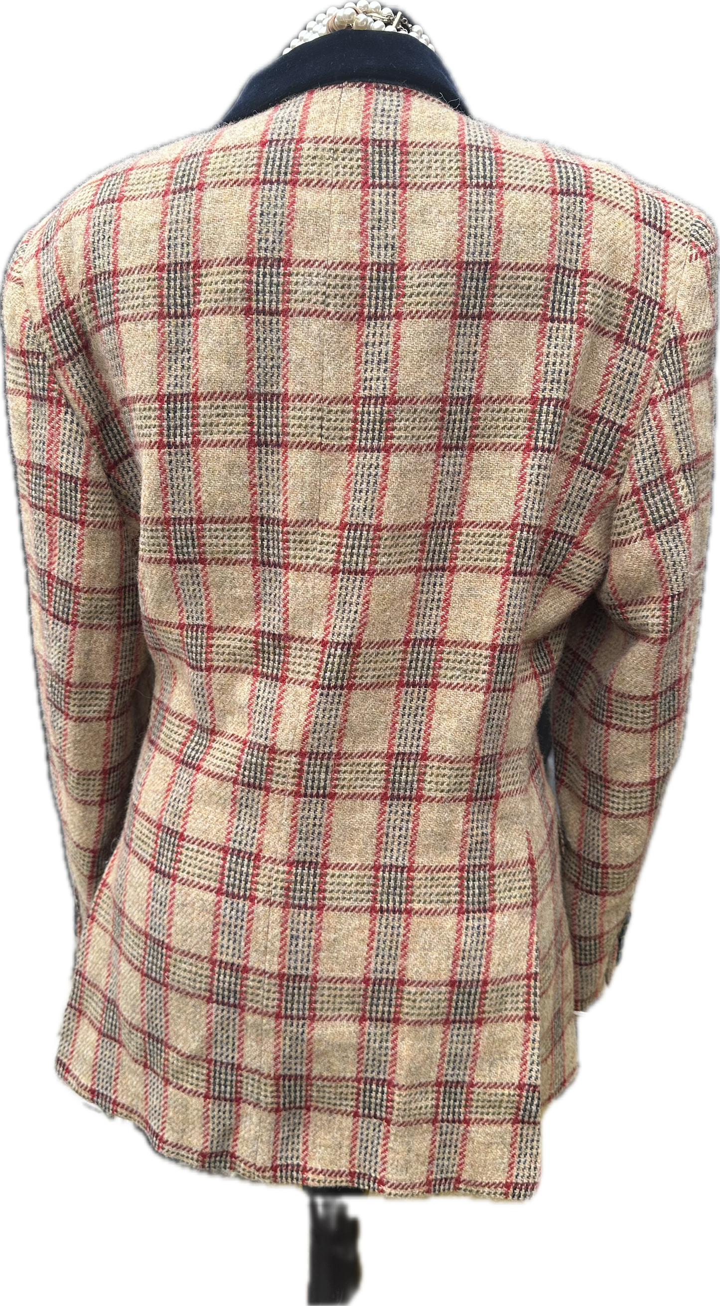 Women’s Austin Reed camel Tweed Check Jacket UK Size 12