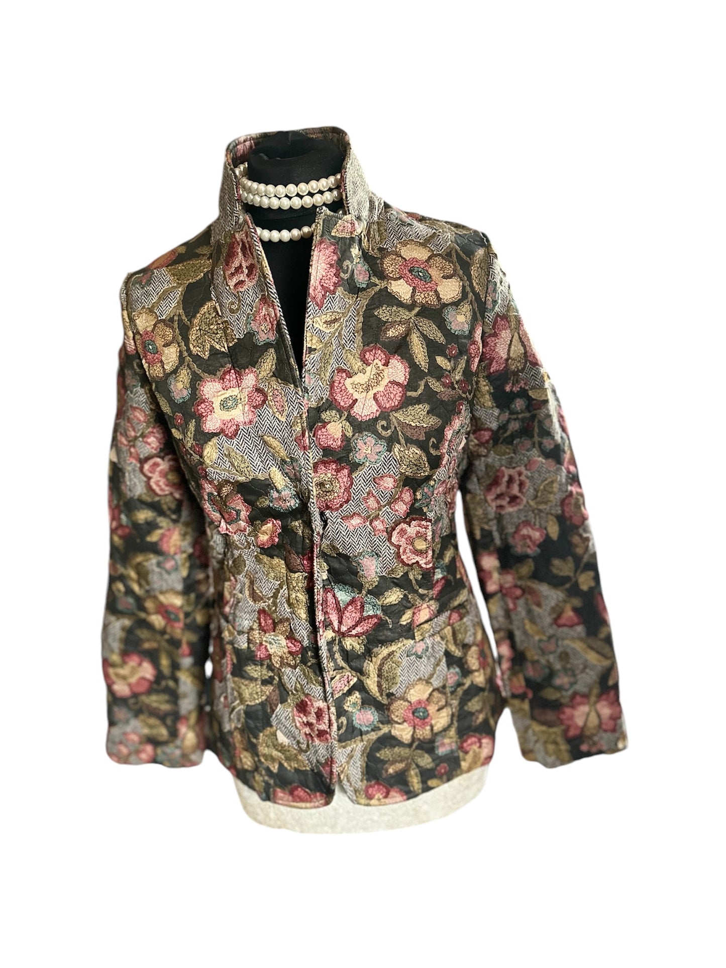 Ladies Patrick Gerard Tweed Floral UK Size 10