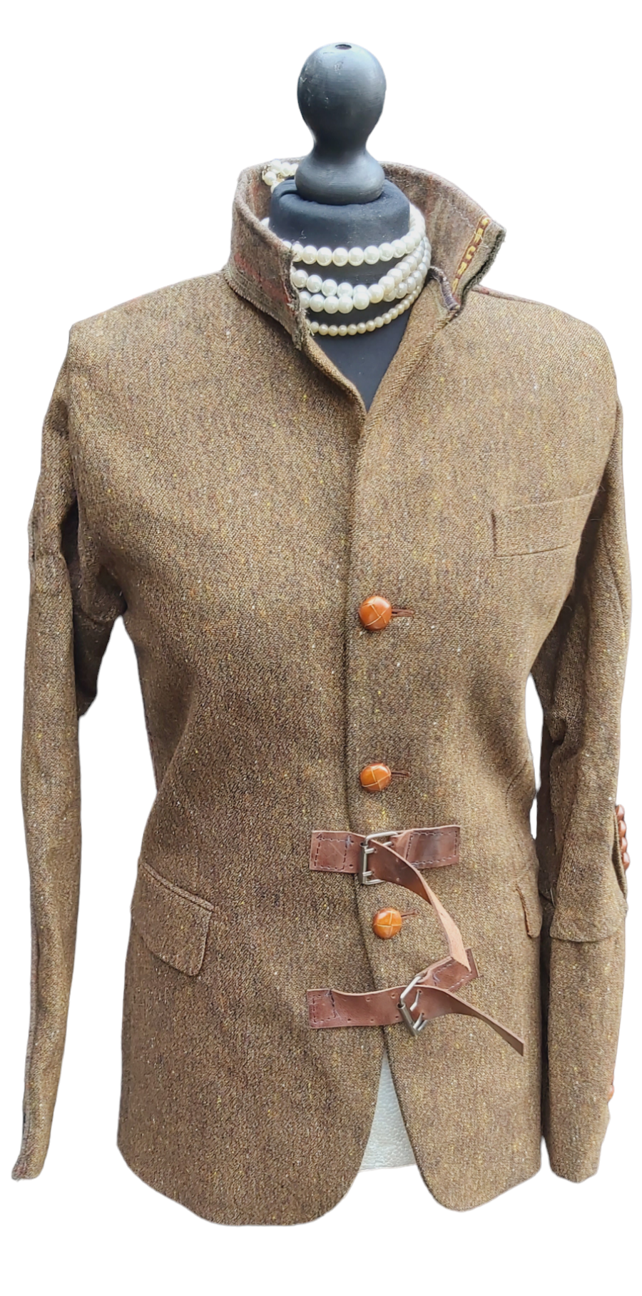 Ladies Vintage Modified Tweed Jacket UK Size 10