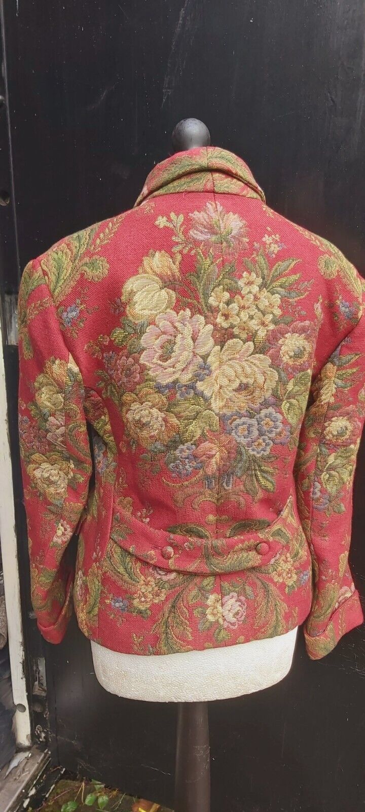 Ladies Ralph Lauren Tapestry Tweed Wool Jacket / Blazer UK 10