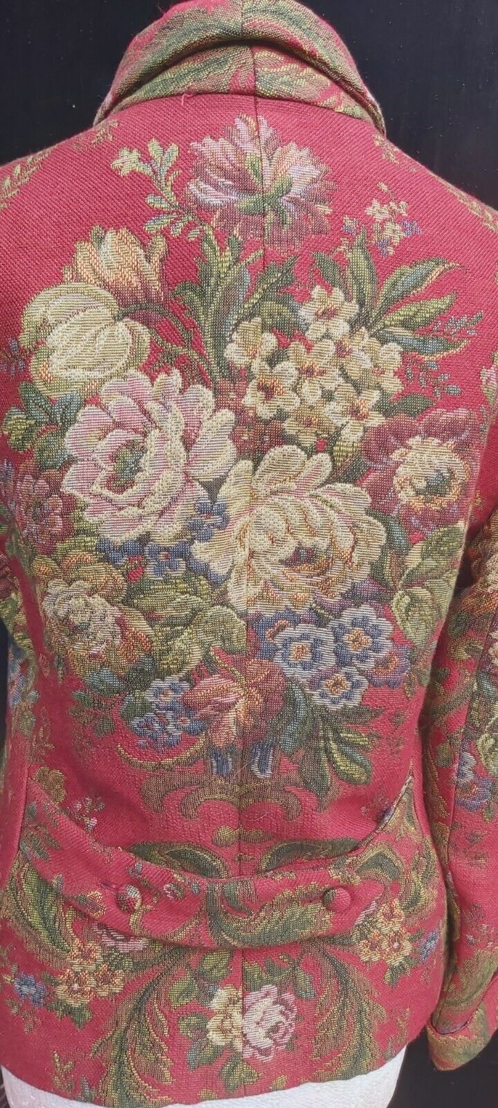 Ladies Ralph Lauren Tapestry Tweed Wool Jacket / Blazer UK 10
