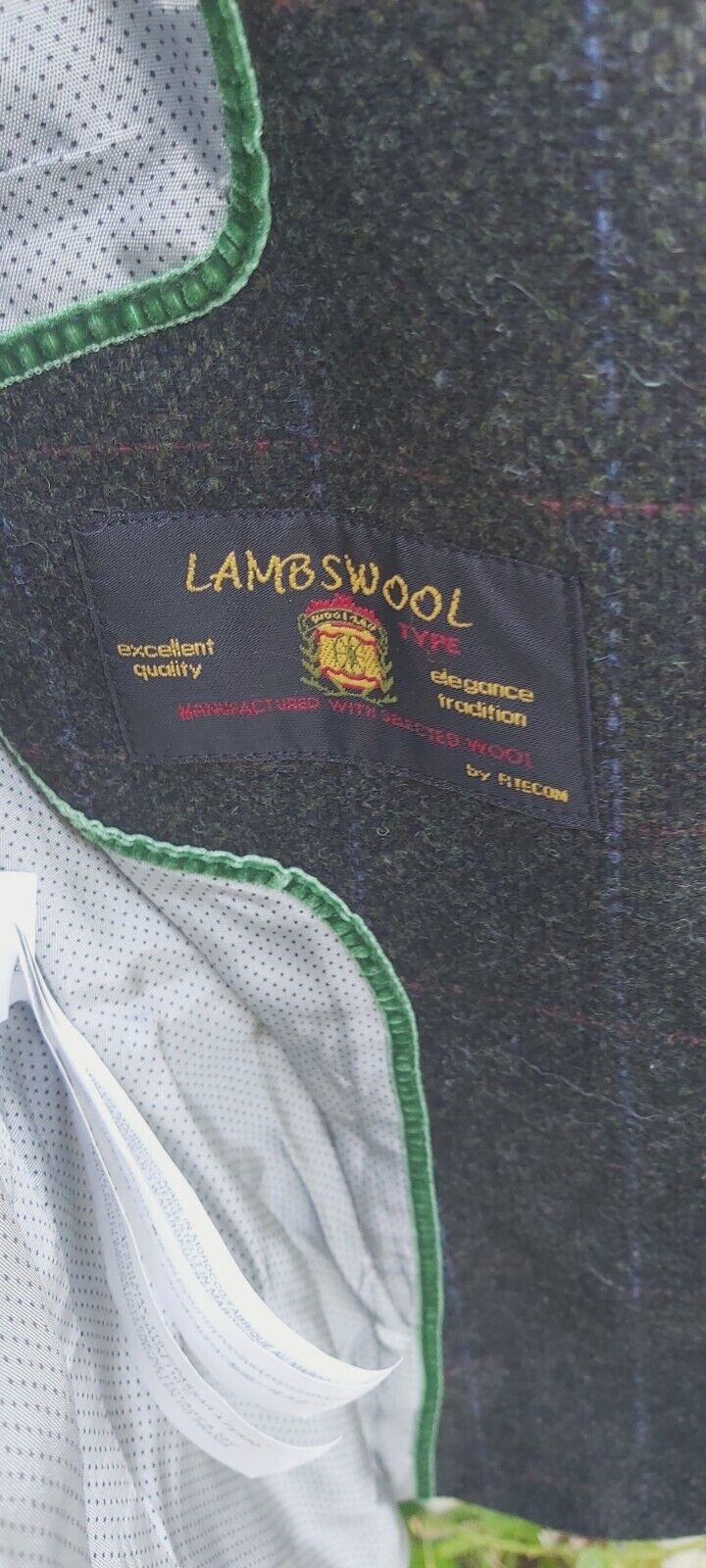 Ladies Zara Tweed 100% Wool Jacket With Elbow Patches Size M (8 and 10)