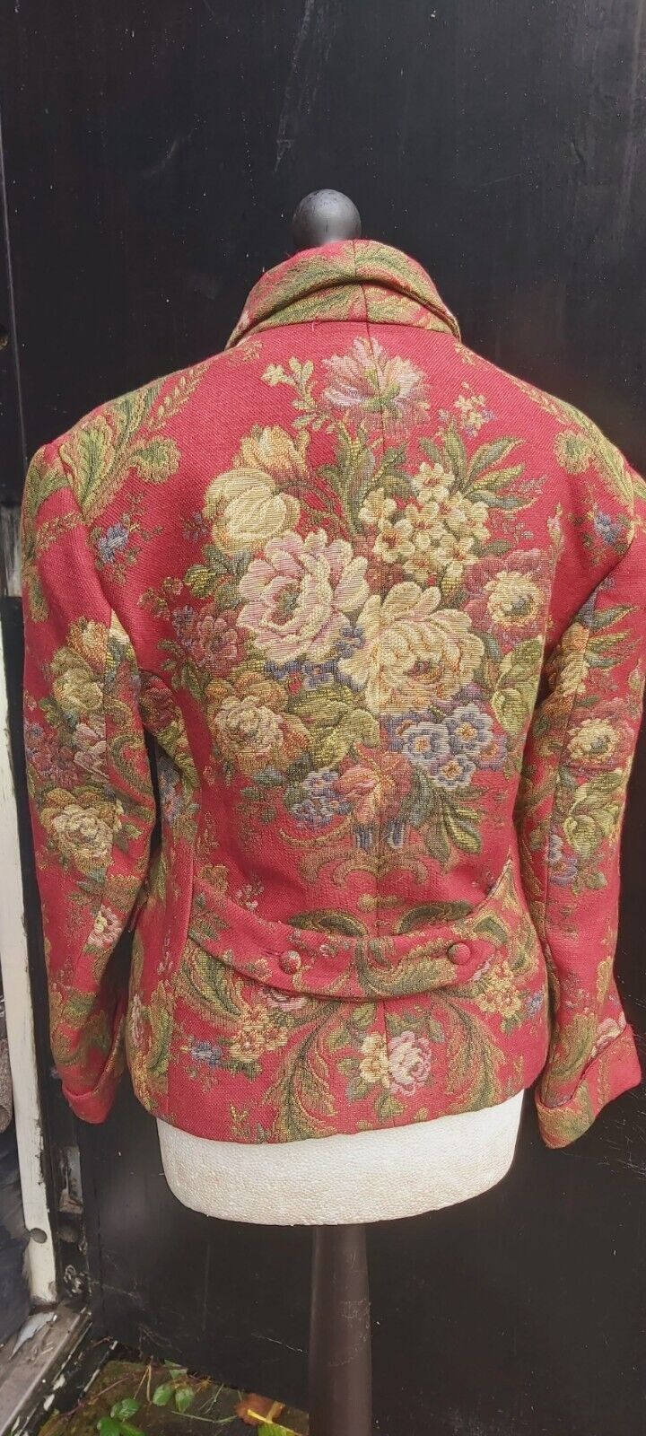 Ladies Ralph Lauren Tapestry Tweed Wool Jacket / Blazer UK 10