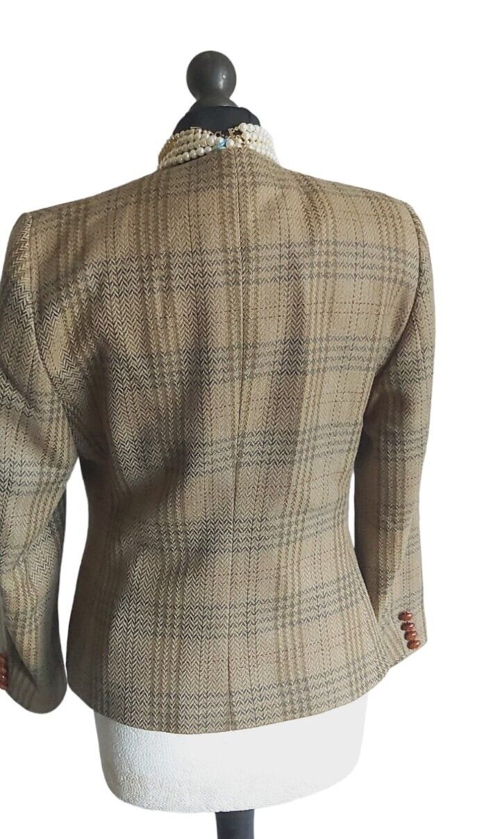 Ladies Austin Reed Wool Cashmere Blend Ladies Blazer Jacket Size 10 / S