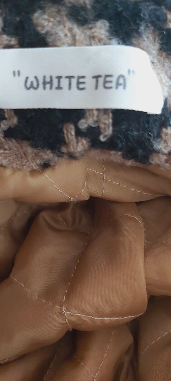 Vintage HOUNDSTOOTH LADIES TWEED Wrap Jacket Coat SIZE S