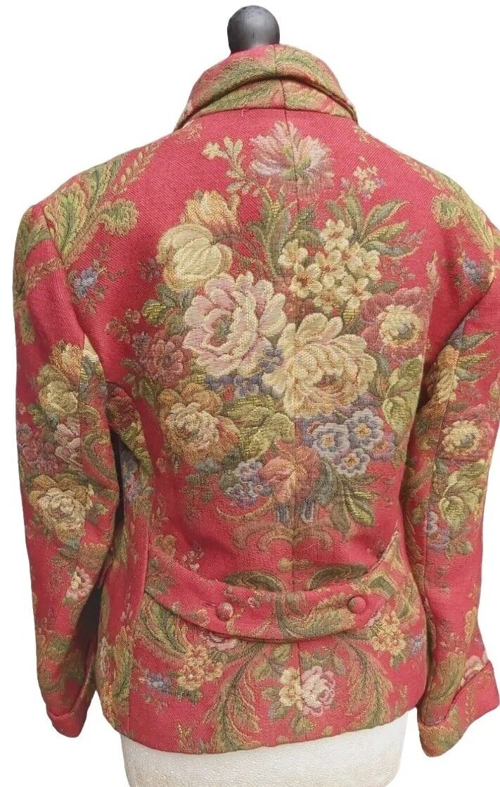 Ladies Ralph Lauren Tapestry Tweed Wool Jacket / Blazer UK 10