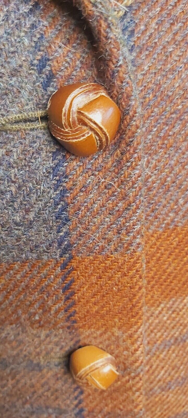 Daks Vintage  Tweed Womens Wool  Alpaca Jacket Coat Long Coat  UK SIZE  12