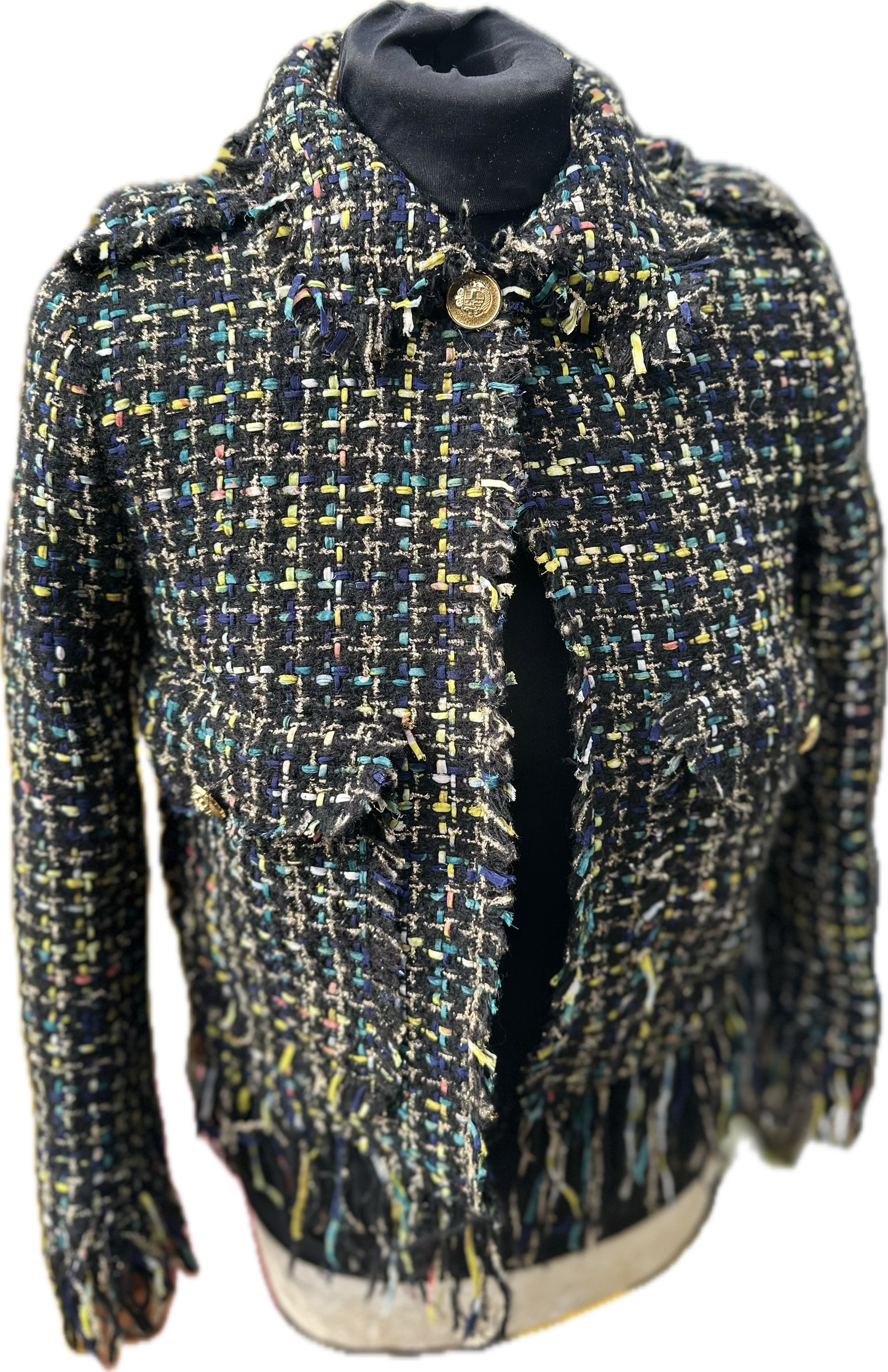 Zara Tweed Boucle Jacket UK S