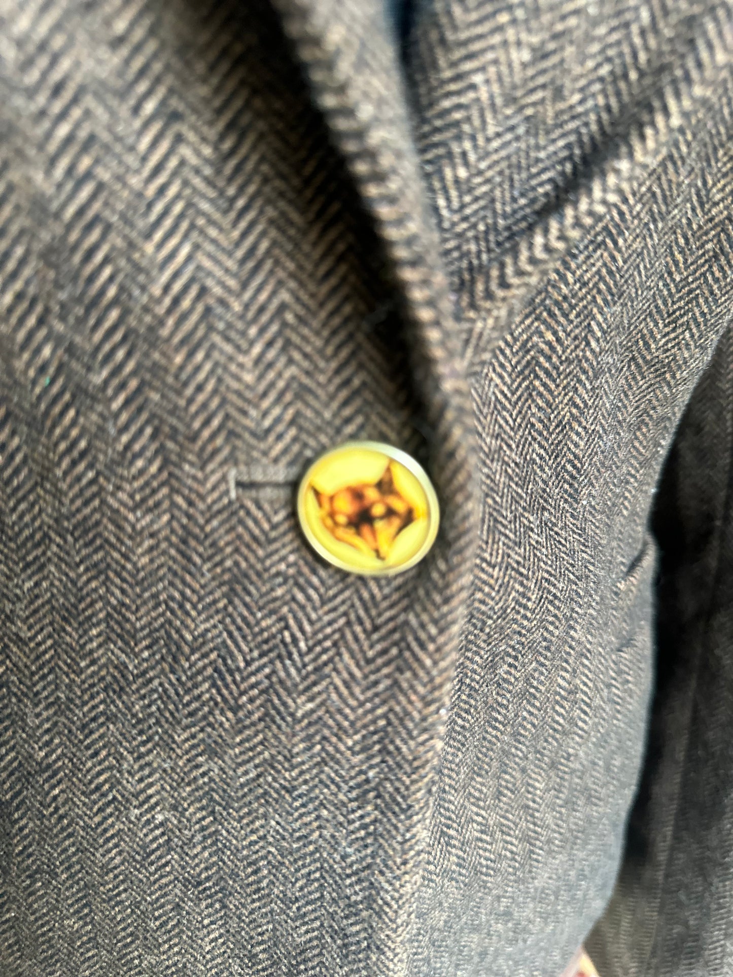 Women Joules fitted Brown tweed Jacket UK 10