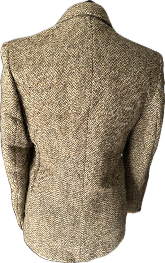 Women’s Vintage Harris Tweed Wool Jacket UK Size 12