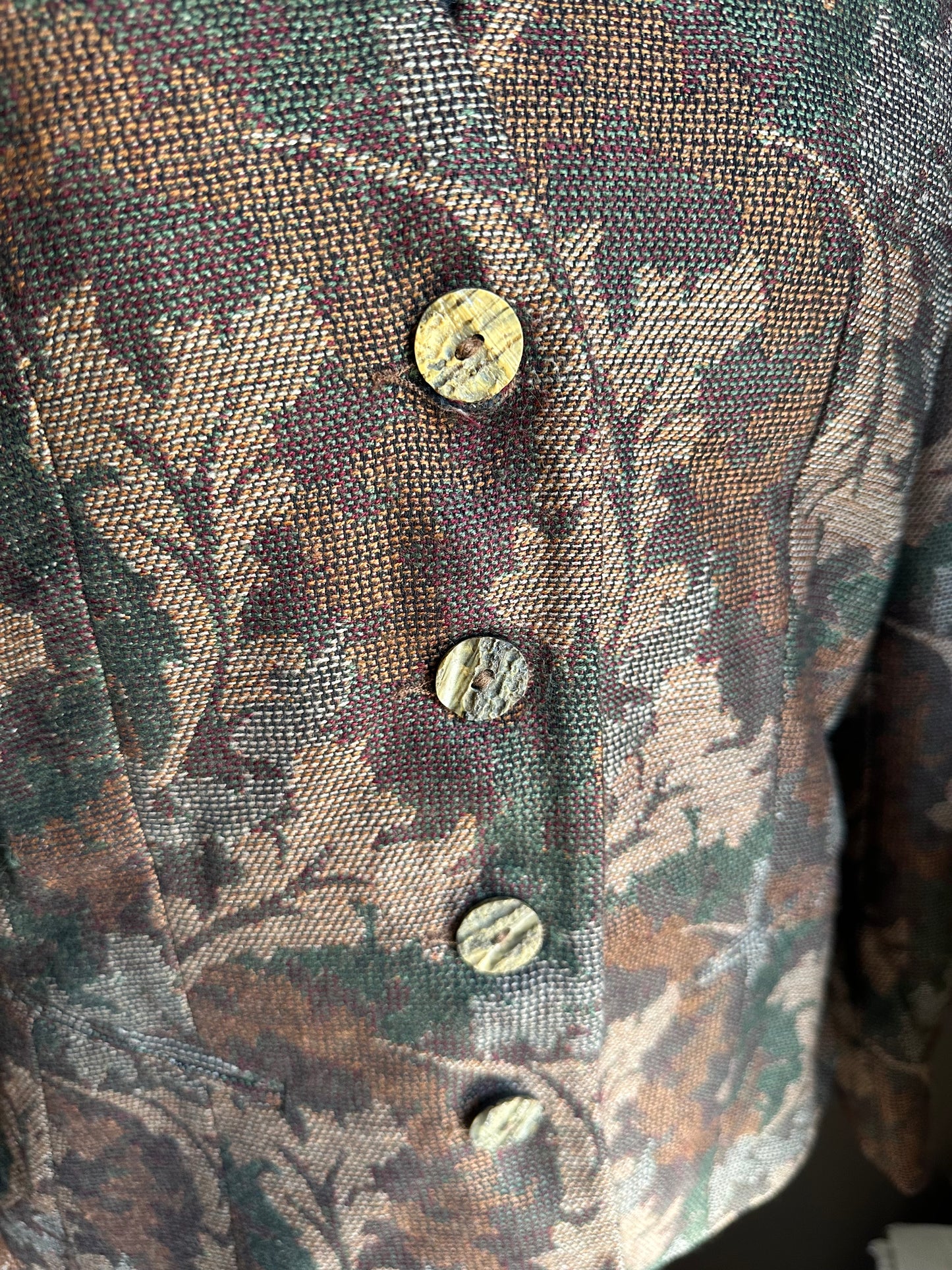 Women Vintage Et al Tapestry Jacket UK Size 10