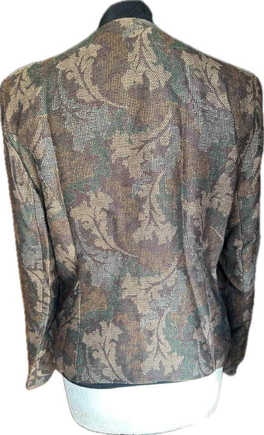 Women Vintage Et al Tapestry Jacket UK Size 10