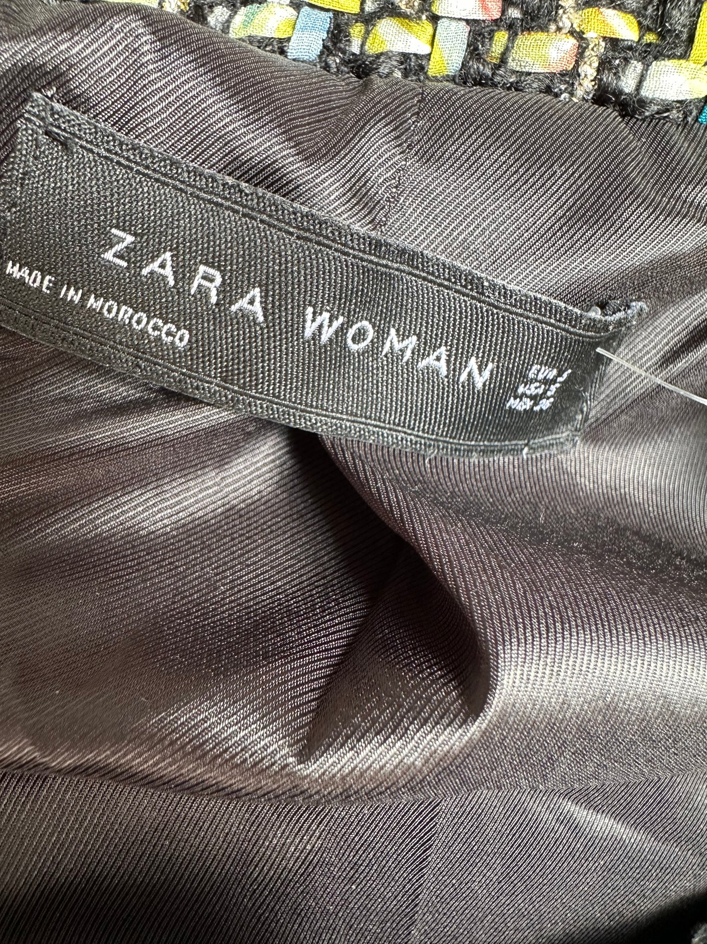 Zara Tweed Boucle Jacket UK S