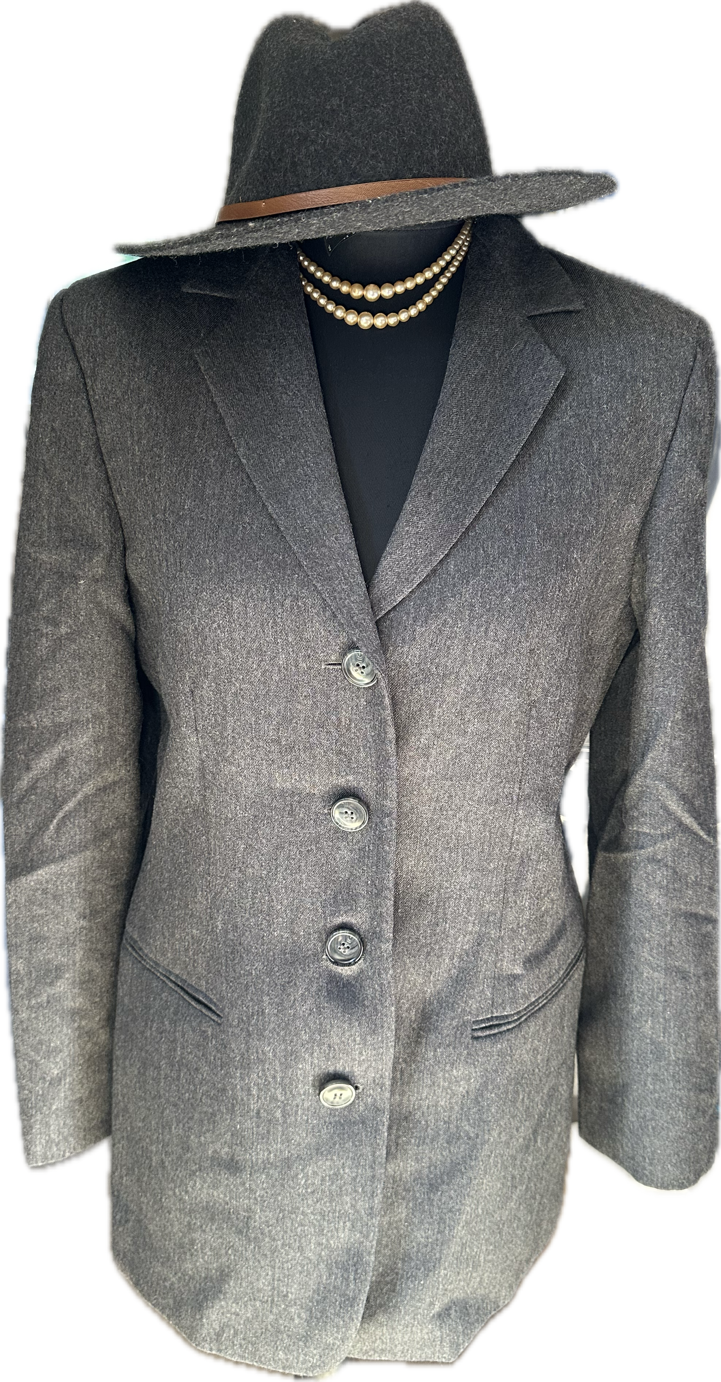 Womens Marella Grey long Jacket UK 10