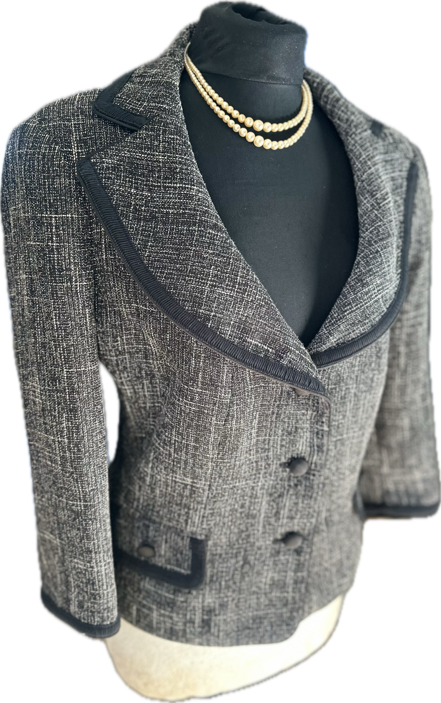 Hobbs Tweed Grey/Black UK 14