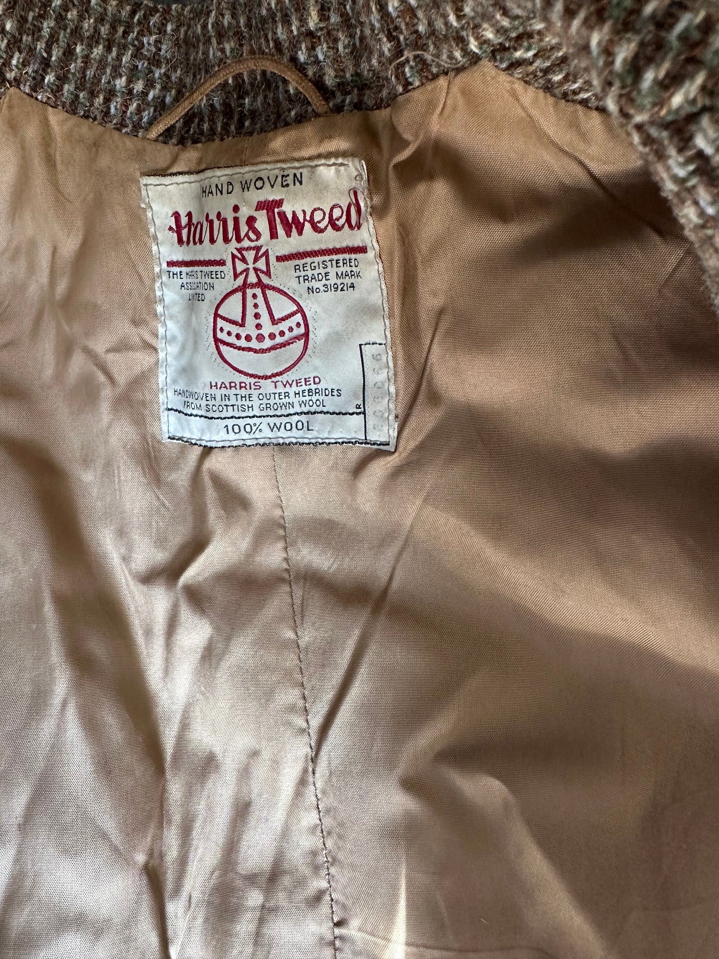 Women Harris Tweed Jacket UK Size 10