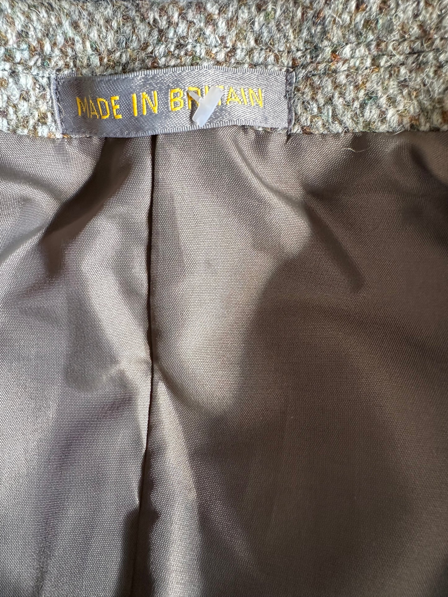 Women’s Vintage Harris Tweed Wool Jacket UK Size 12