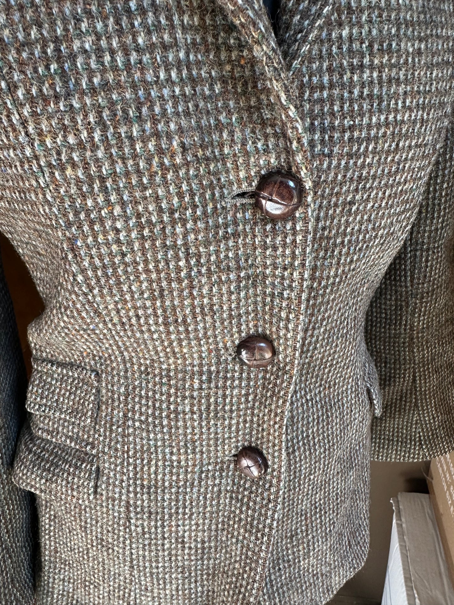 Women Harris Tweed Jacket UK Size 10