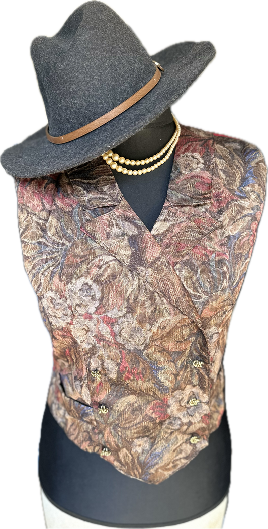 Women’s Tapestry waistcoat UK Size 8
