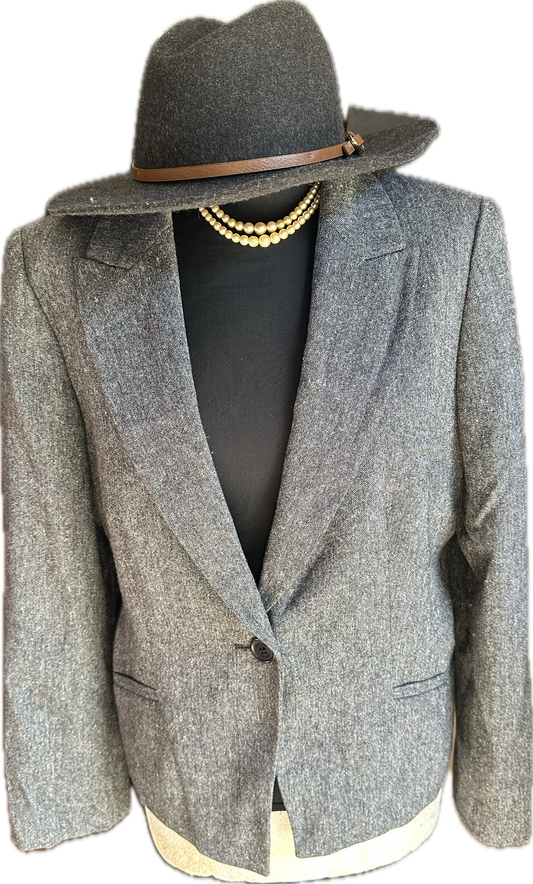 Jaeger Grey Jacket Size 14