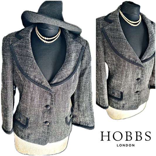 Hobbs Tweed Grey/Black UK 14
