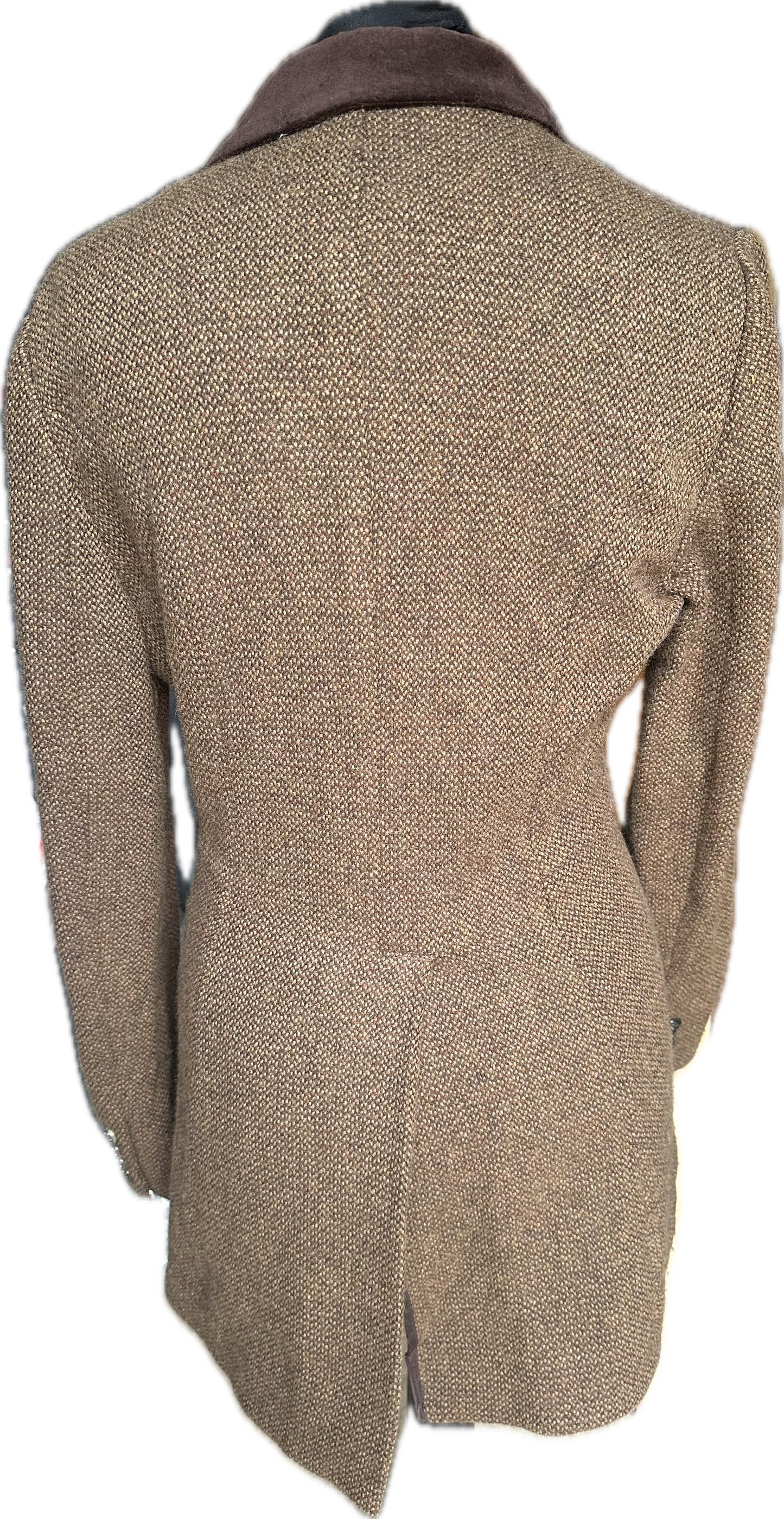 Women’s Ralph Lauren Brown Tweed Jacket Size UK 8