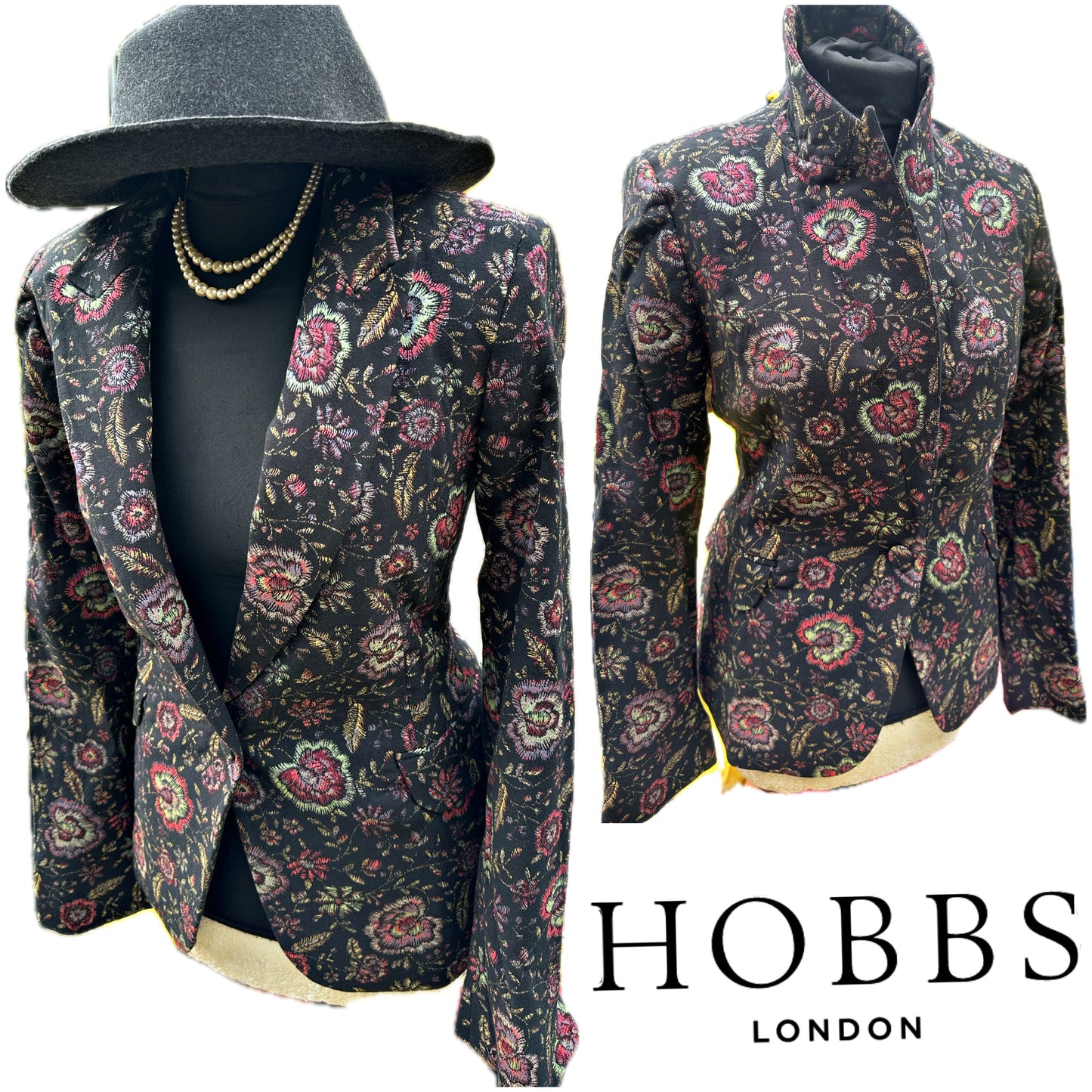 Brand New Hobbs Limited Edition Floral Jacket UK 10