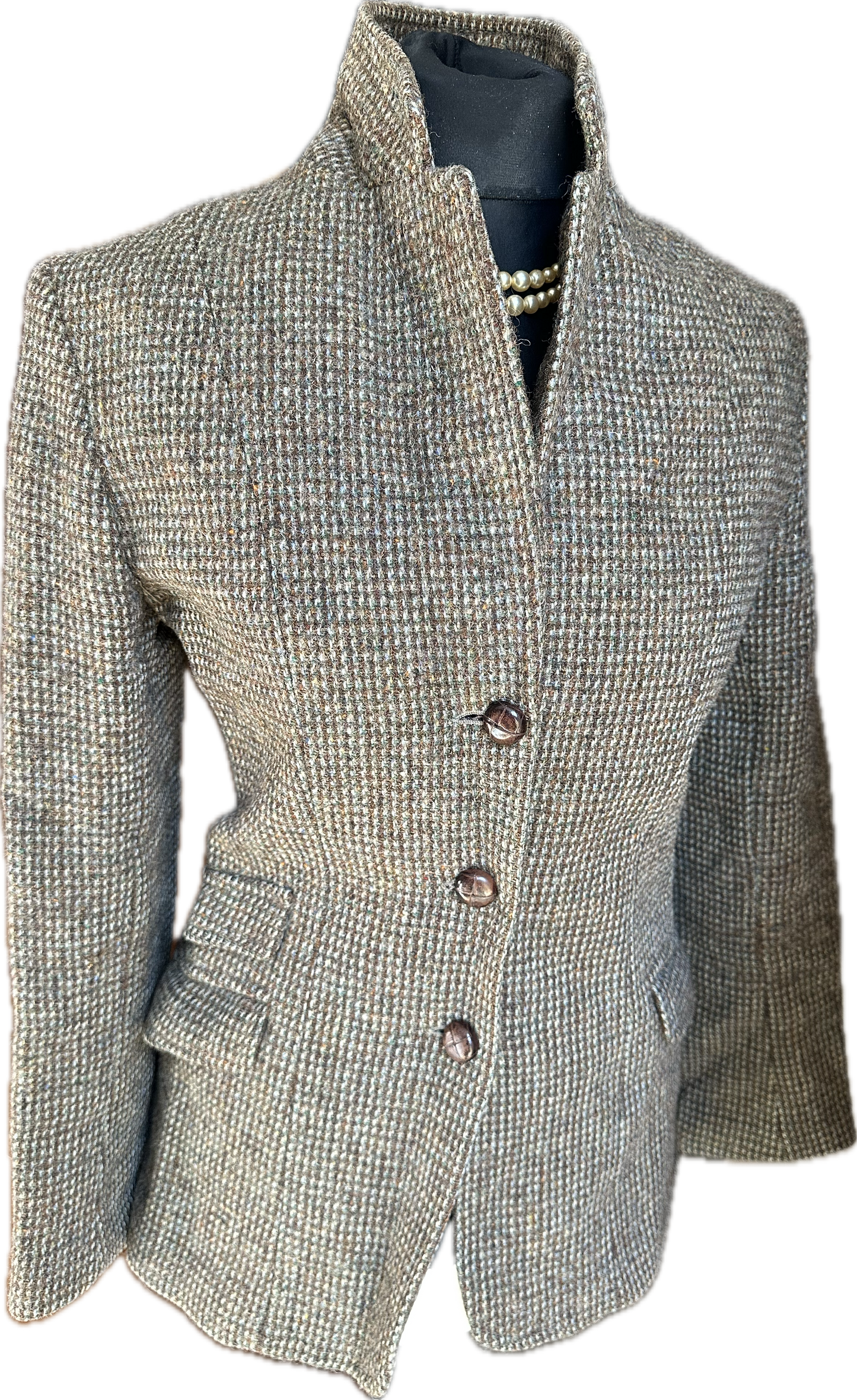 Women Harris Tweed Jacket UK Size 10