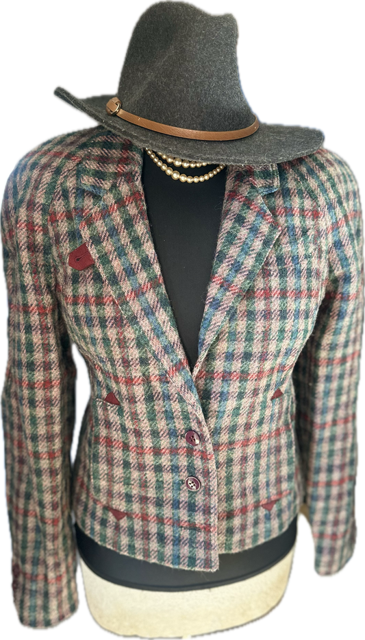Paul castello Tweed Jacket Skirt set UK Size 6/8