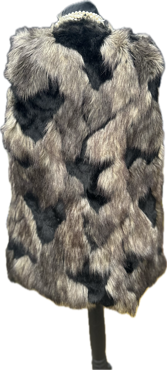New Little Mistress faux Fur Gillet Size 10