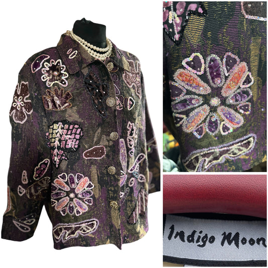 Indigo Moon jacket UK 16